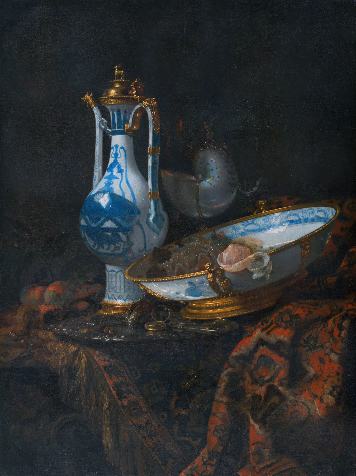 Still Life with Ewer, Fruit, and a Nautilus Cup