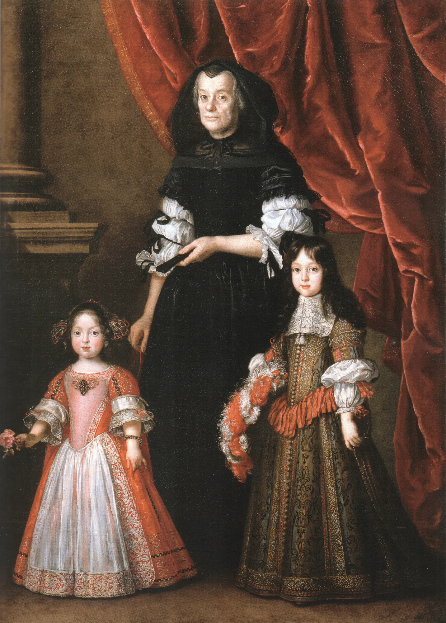 Ferdinando de' Medici and Anna Maria Luisa with Their Governess