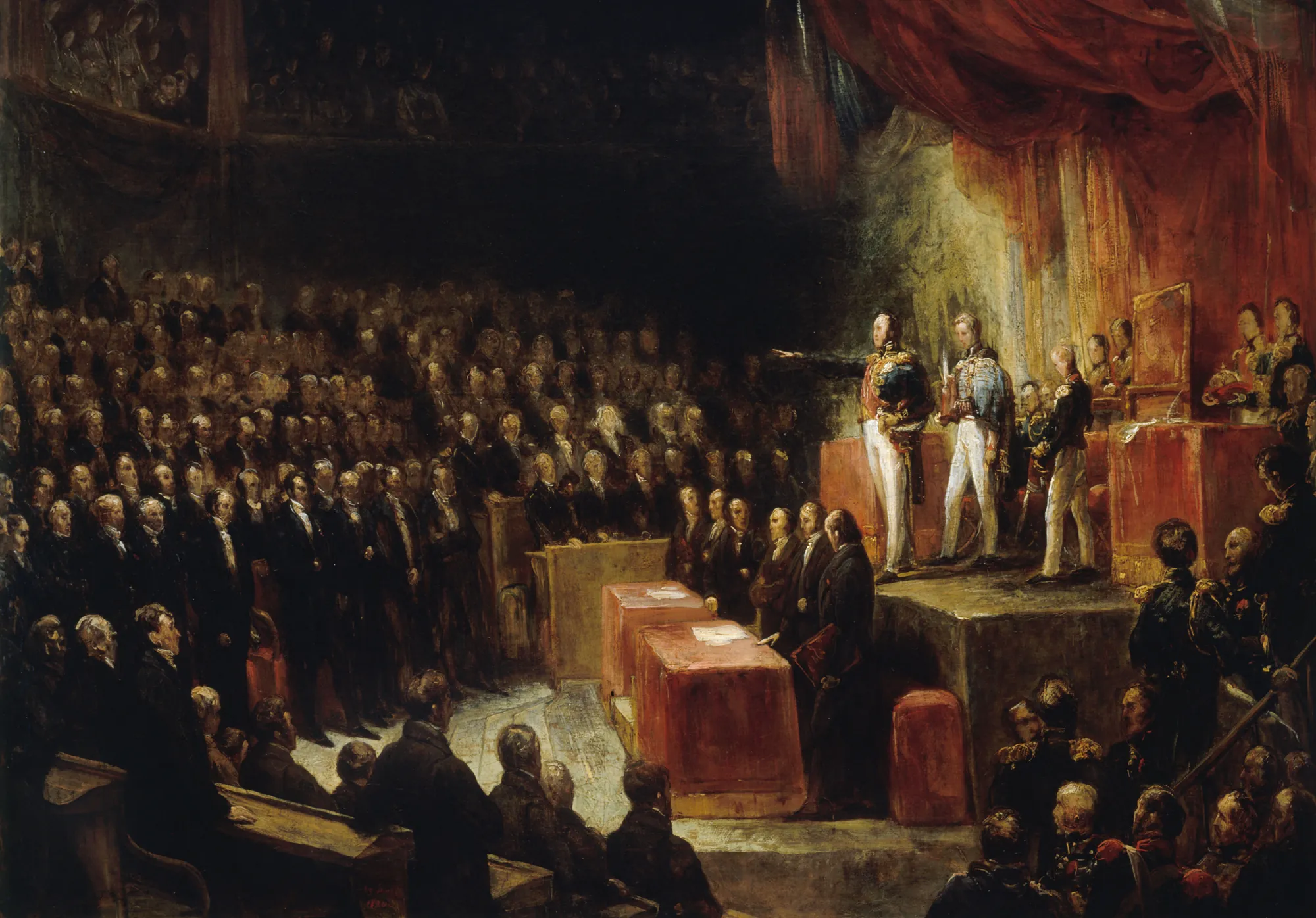 Louis-Philippe Swearing an Oath before the Chambers, 9 August 1830