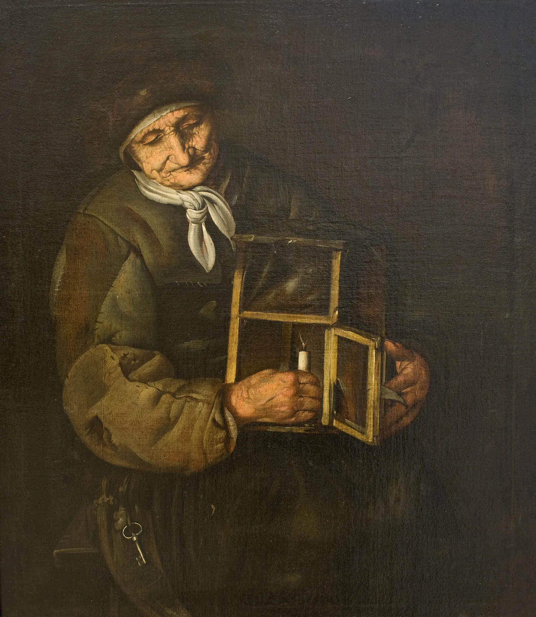 Old Woman with a Lamp
