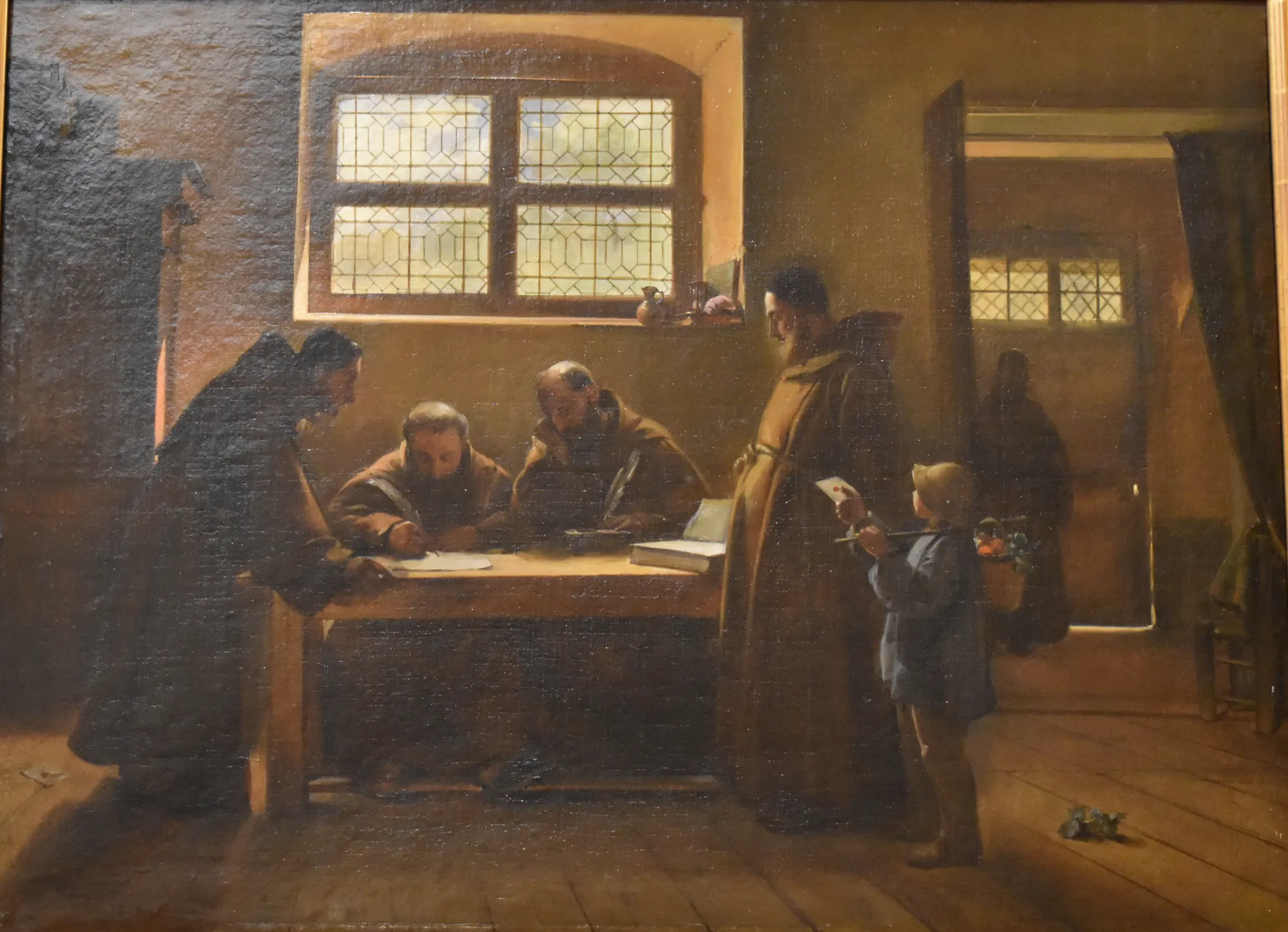 Capuchins Drafting a Document
