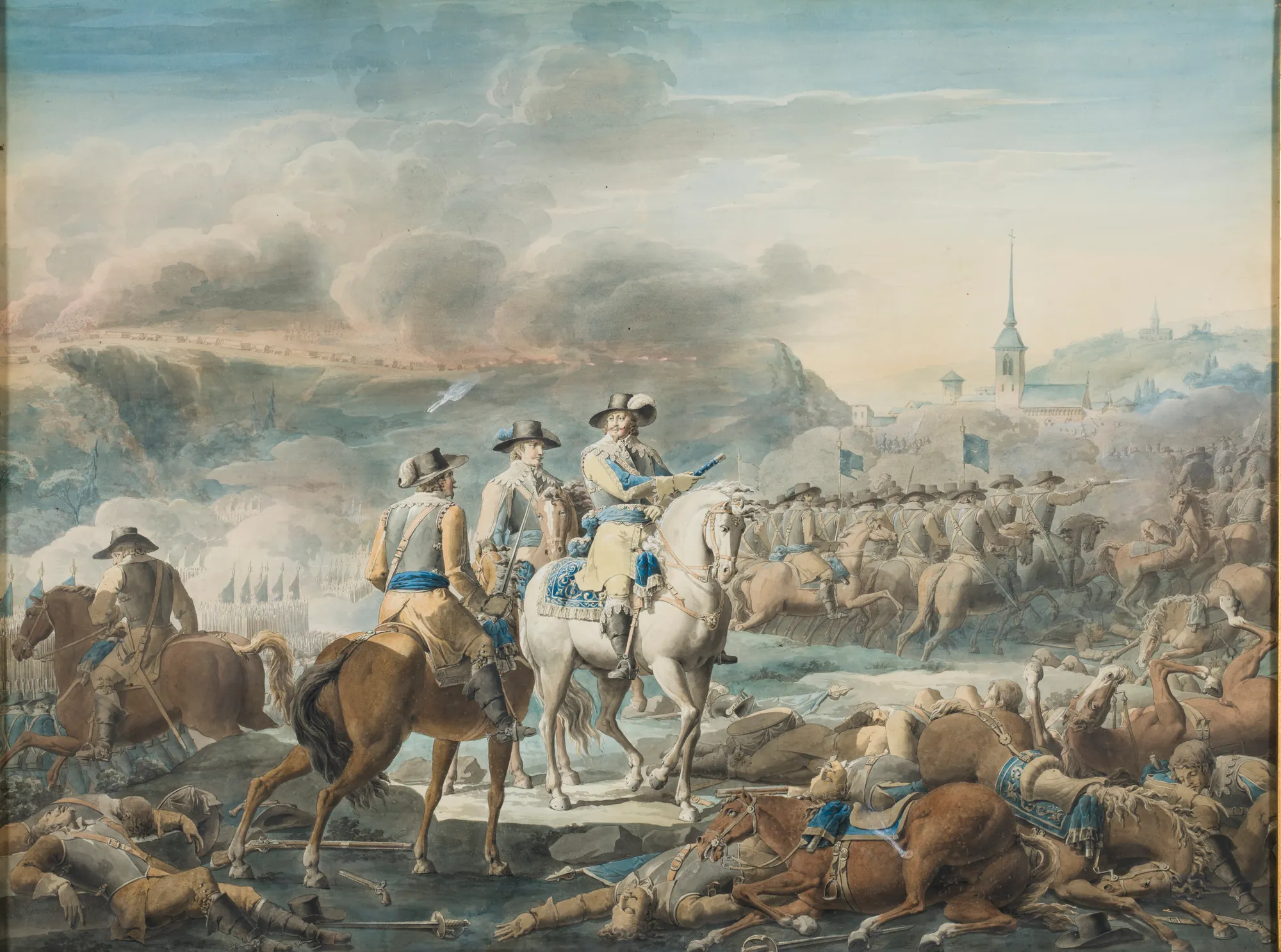 King Gustav II Adolf of Sweden at Wittstock