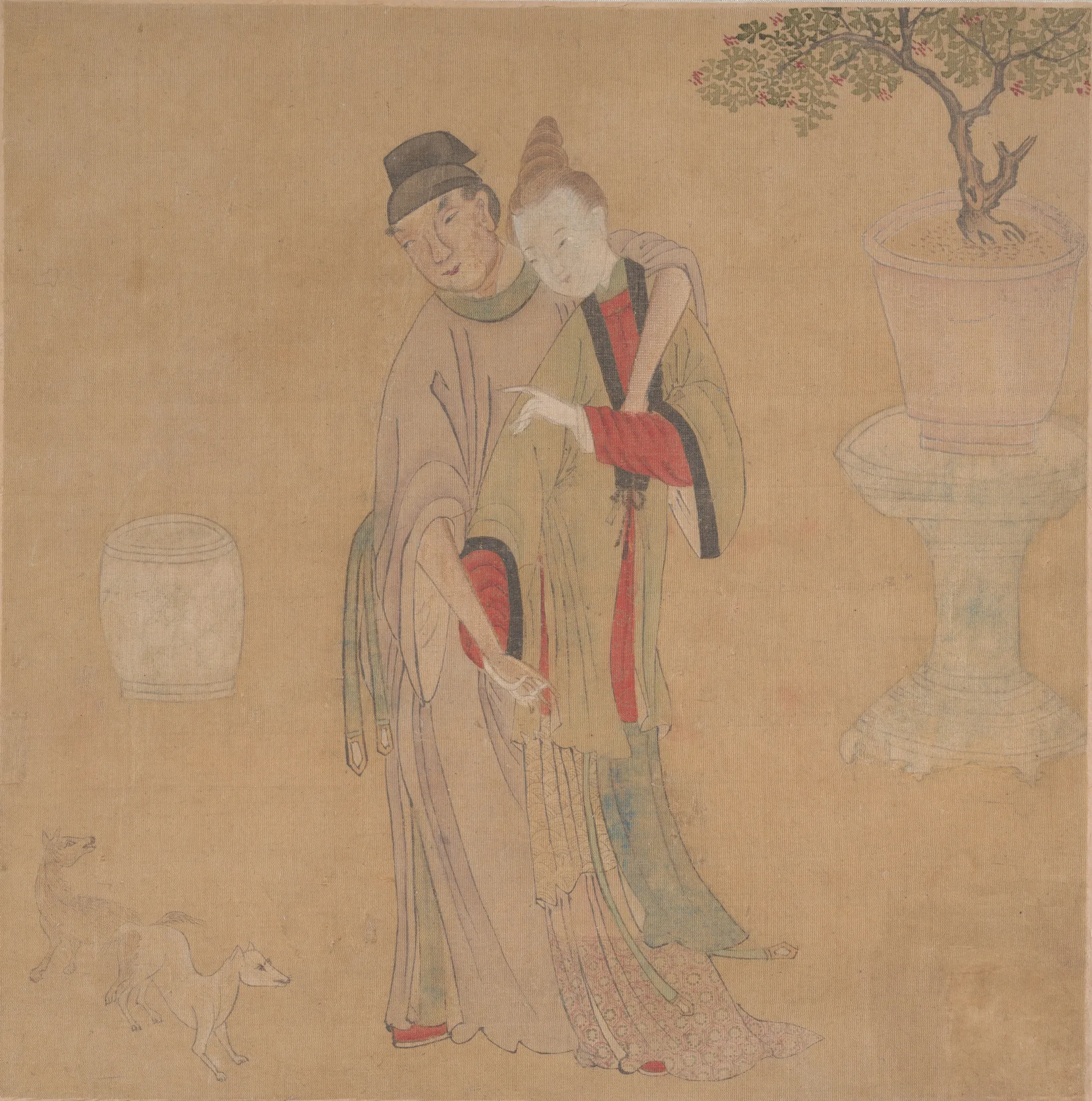Tartar Officer with Blonde Lady