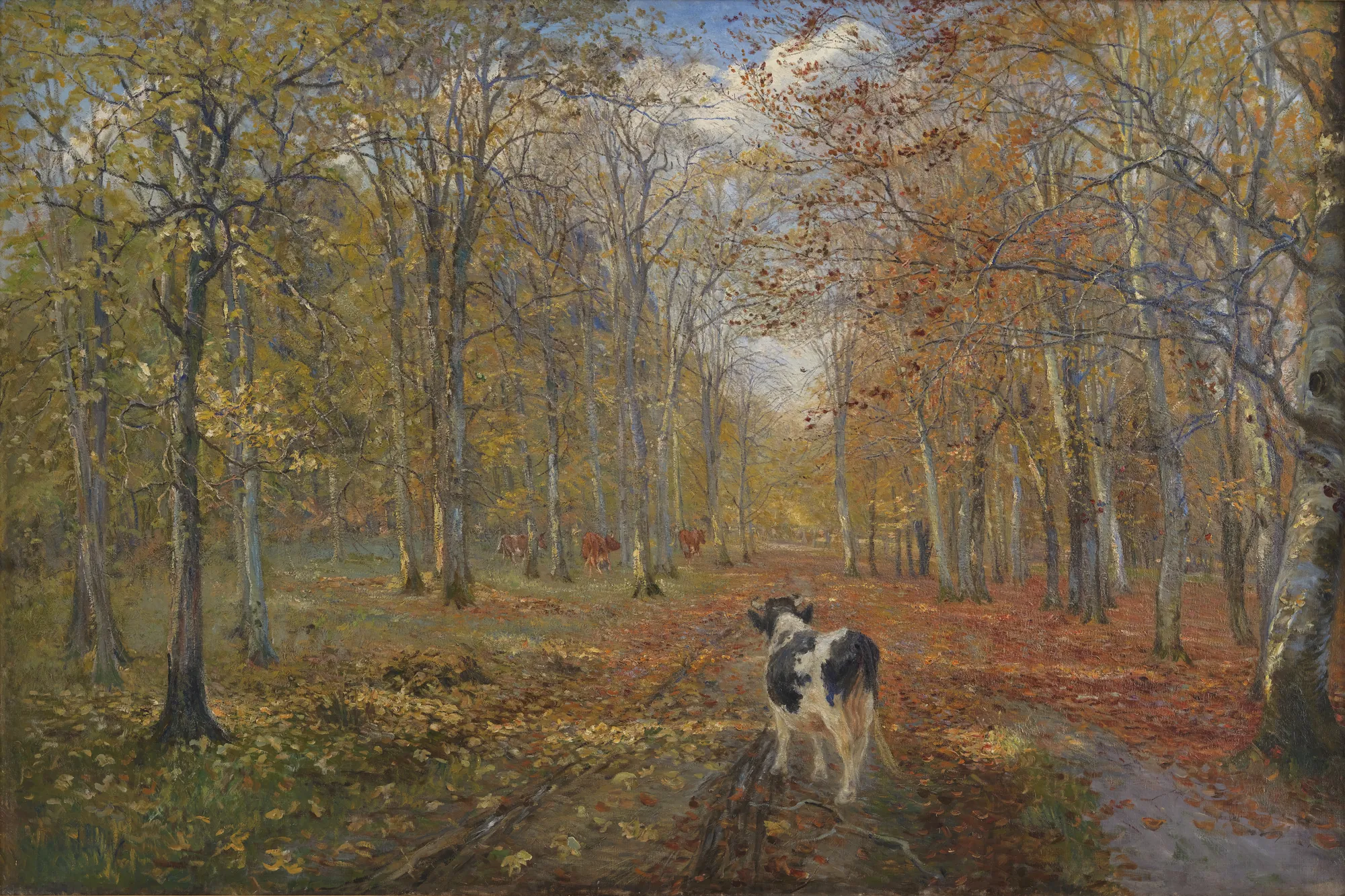 A Path in Dyrehaven, Autumn