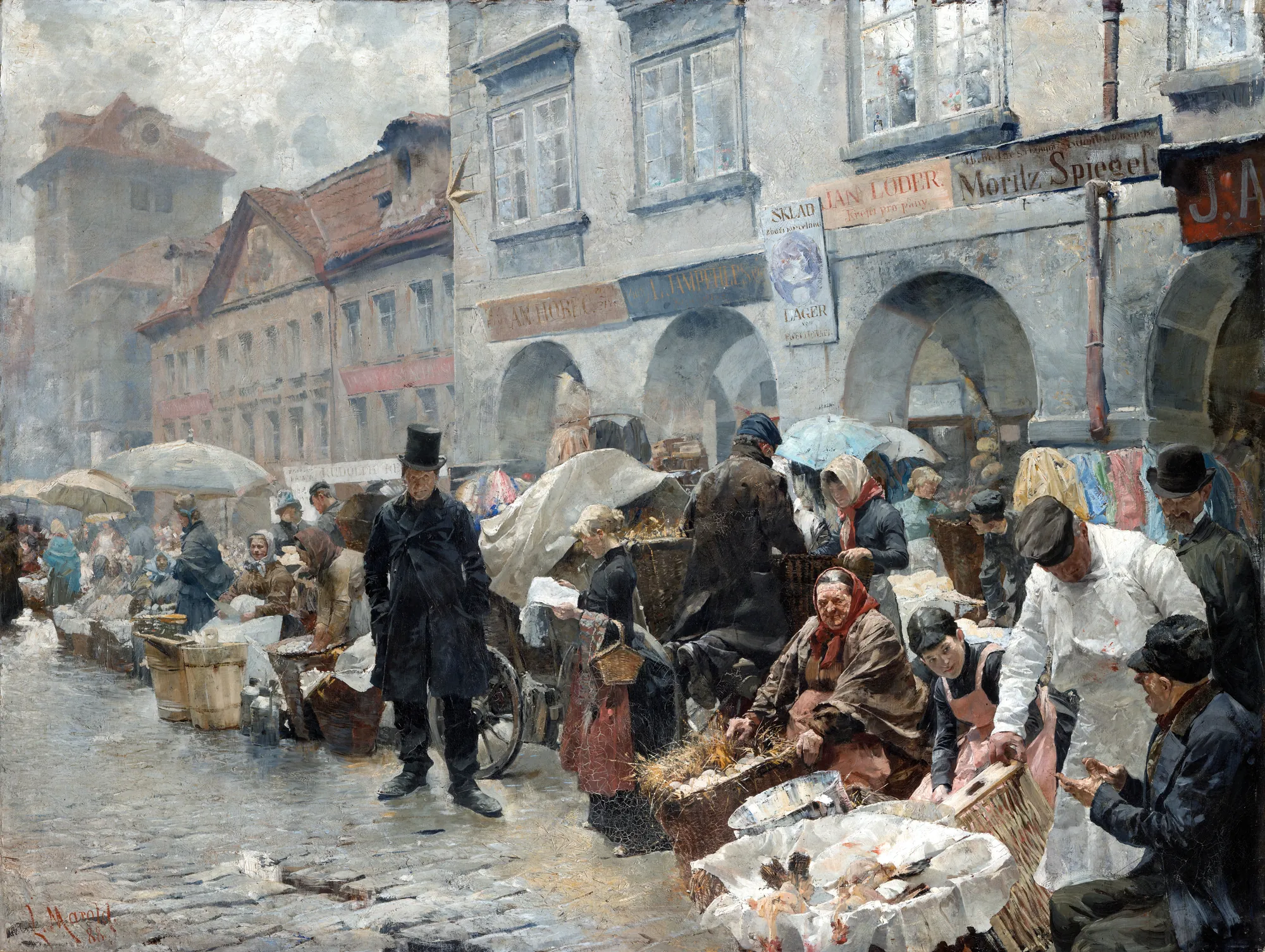 Egg Market in Prague