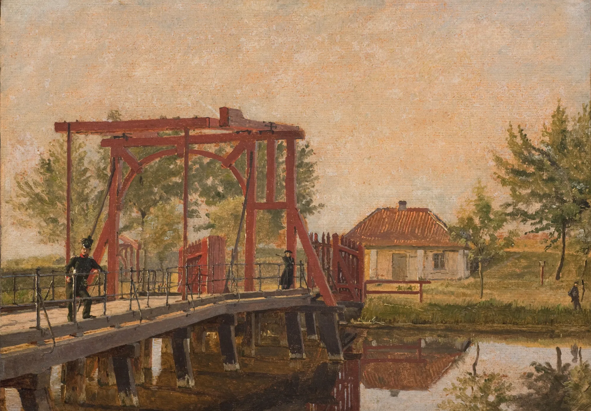The Northern Drawbridge to the Citadel in Copenhagen