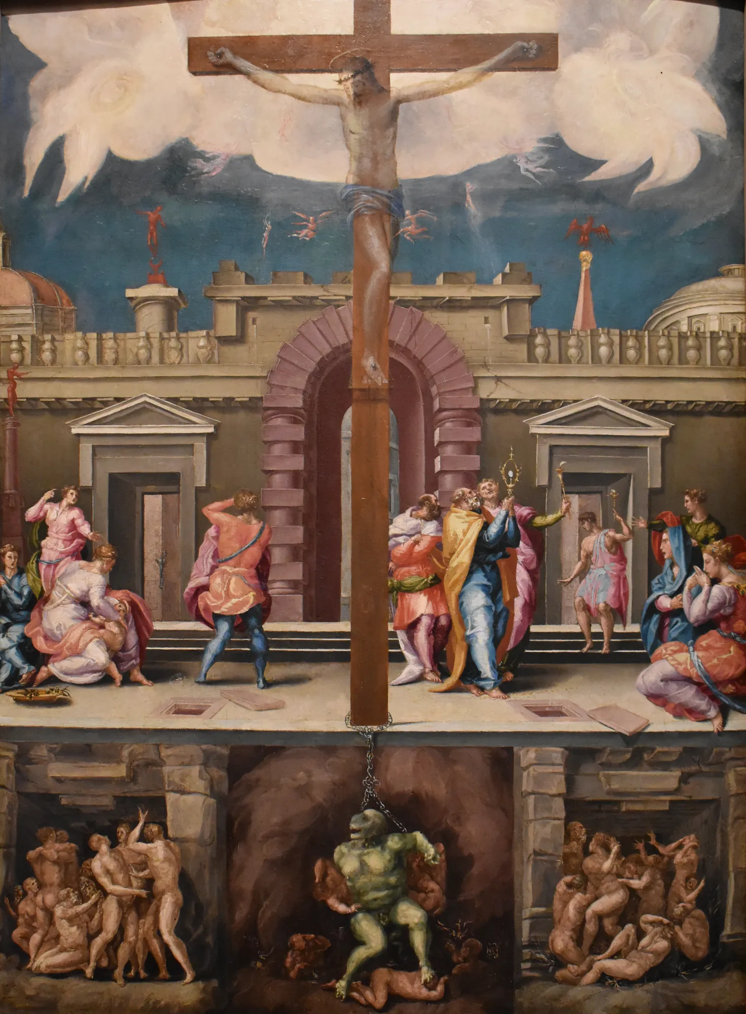 Christ on the Cross: Allegory of the Church Militant, Triumphant, and Suffering