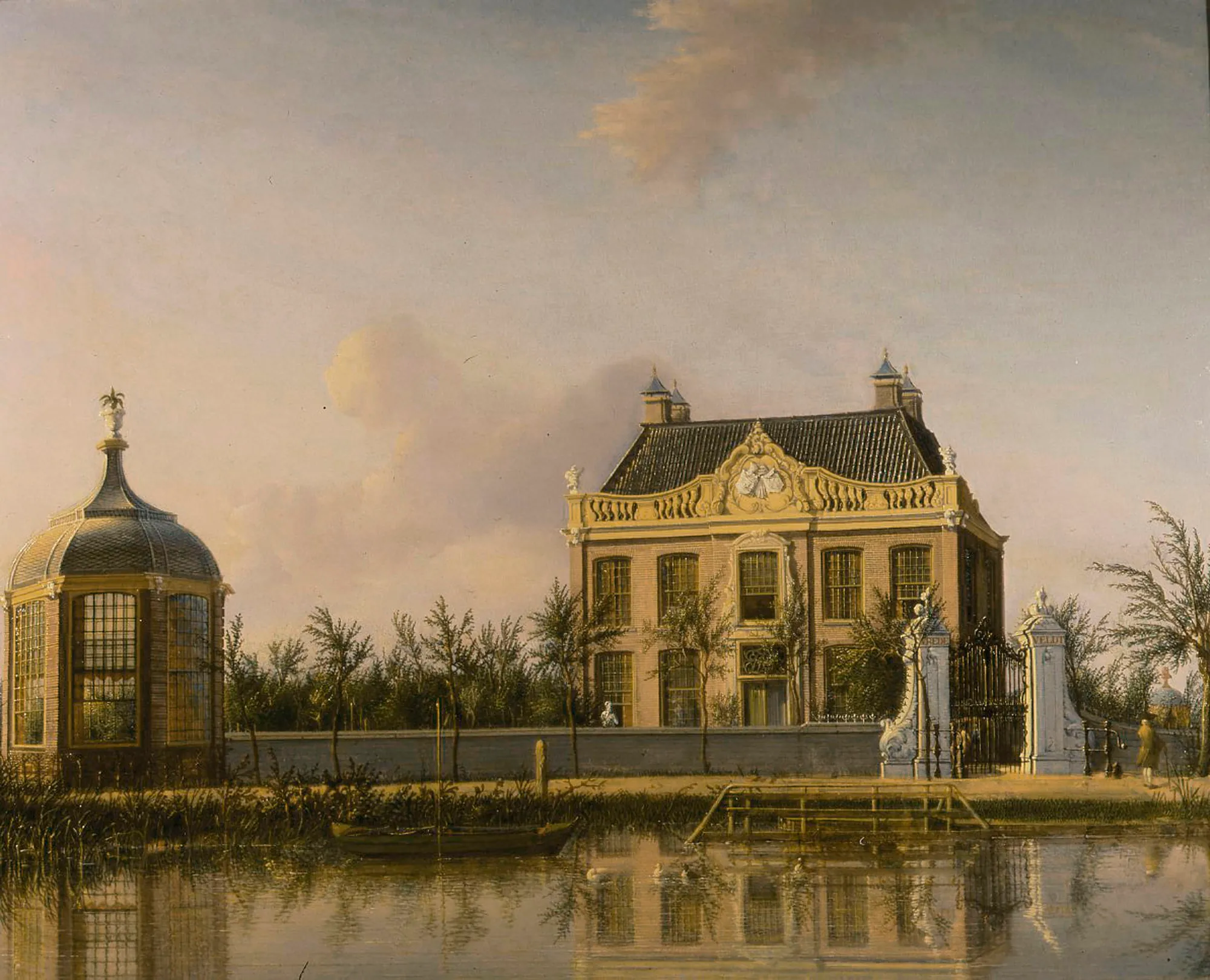 View of the Vredeveldt Mansion