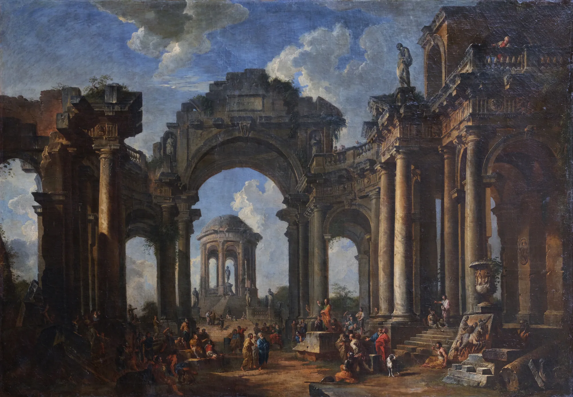 Apostle Paul Preaching on the Ruins