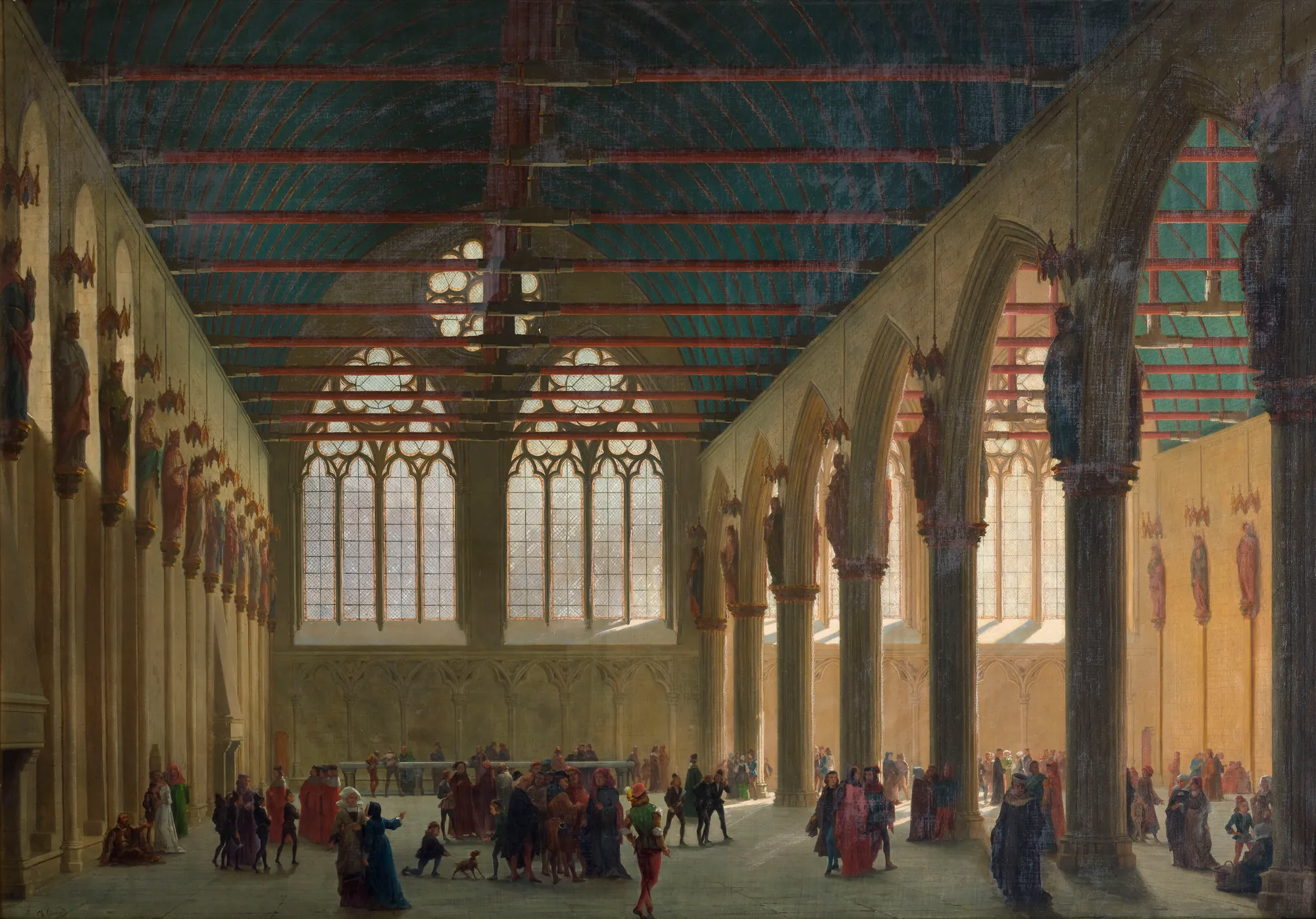 La Grand-Salle du Palais de la Cité au Moyen-âge