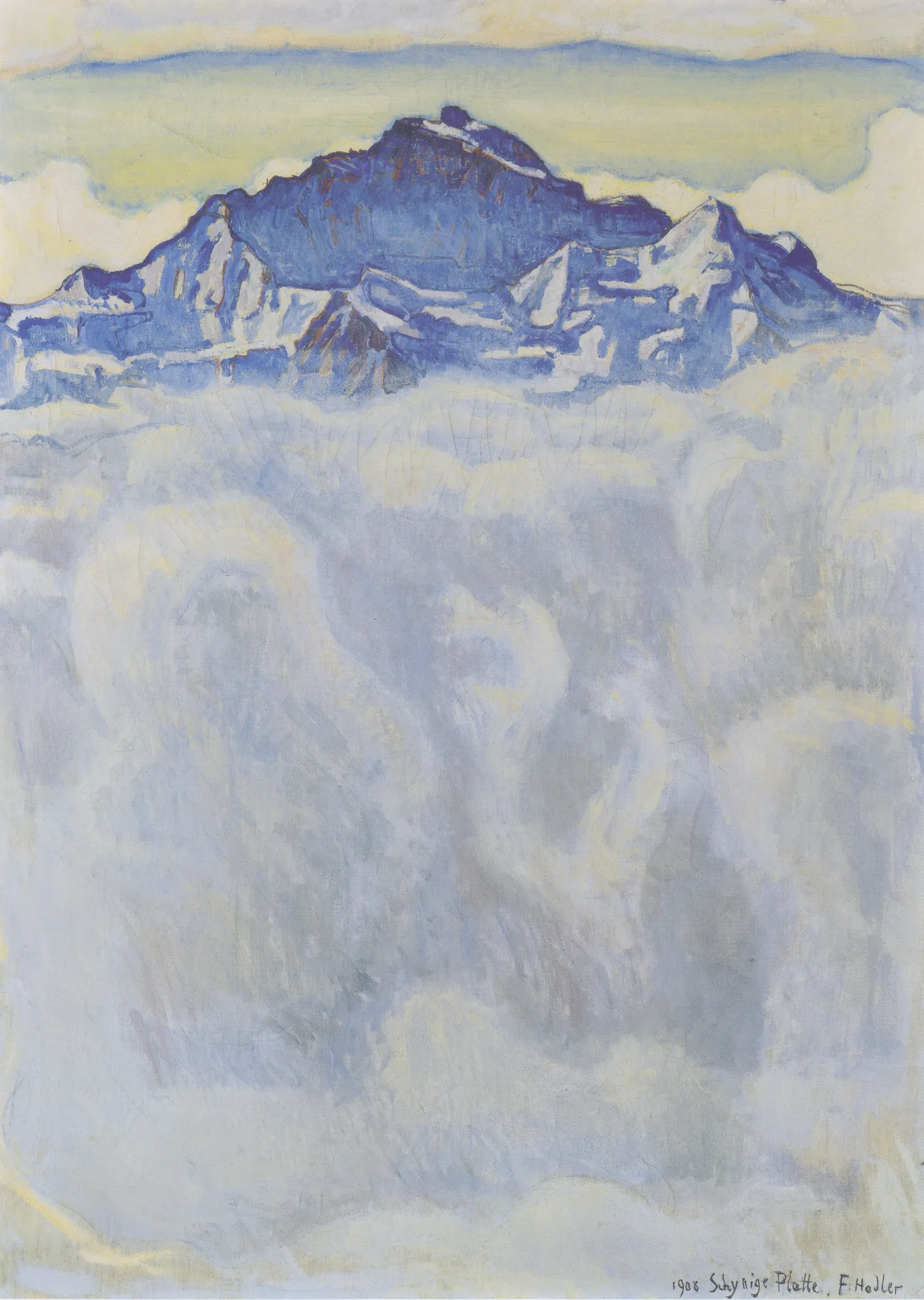 The Jungfrau Above the Sea of Mist (Die Jungfrau über dem Nebelmeer)