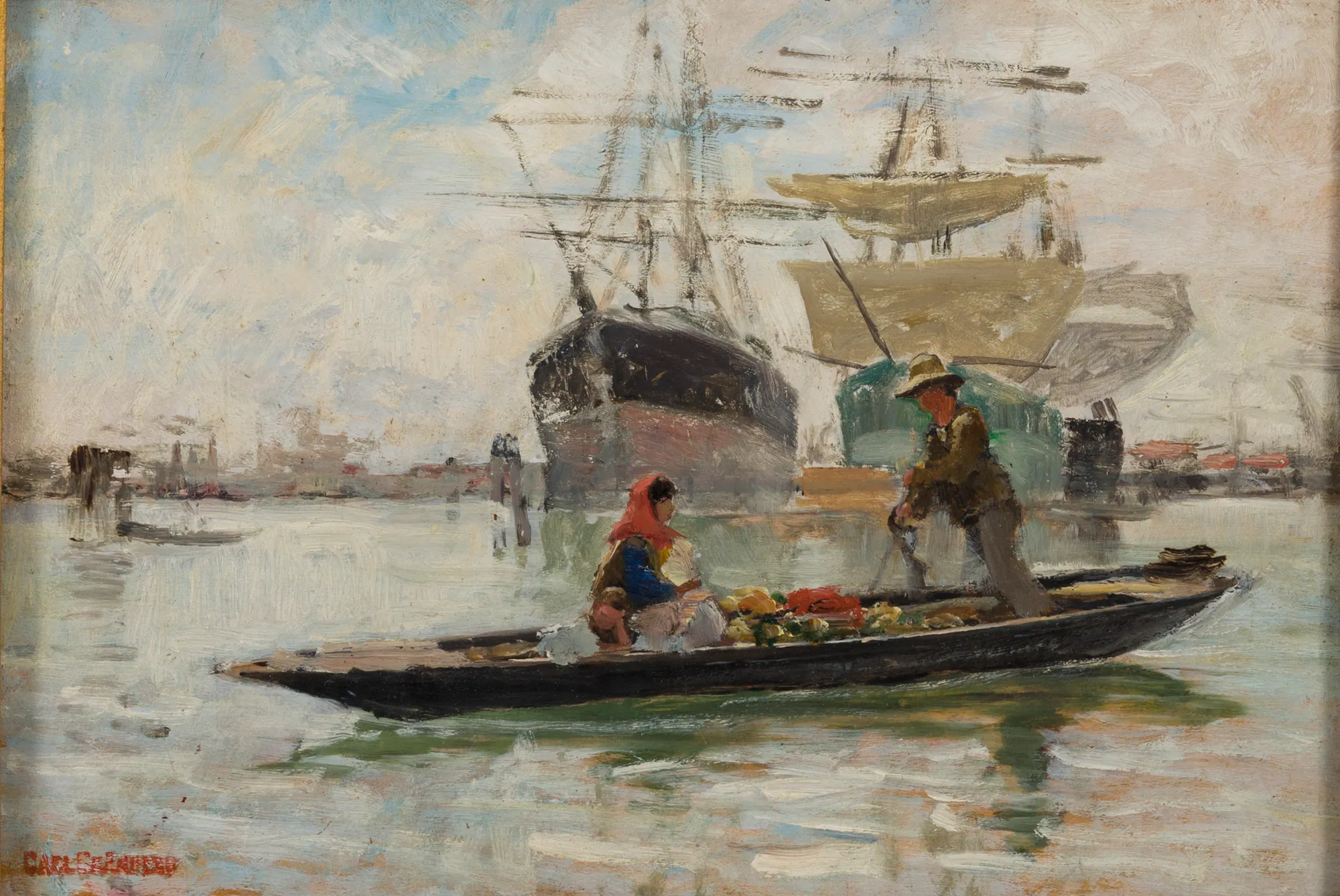 Fruit Barge in Venice