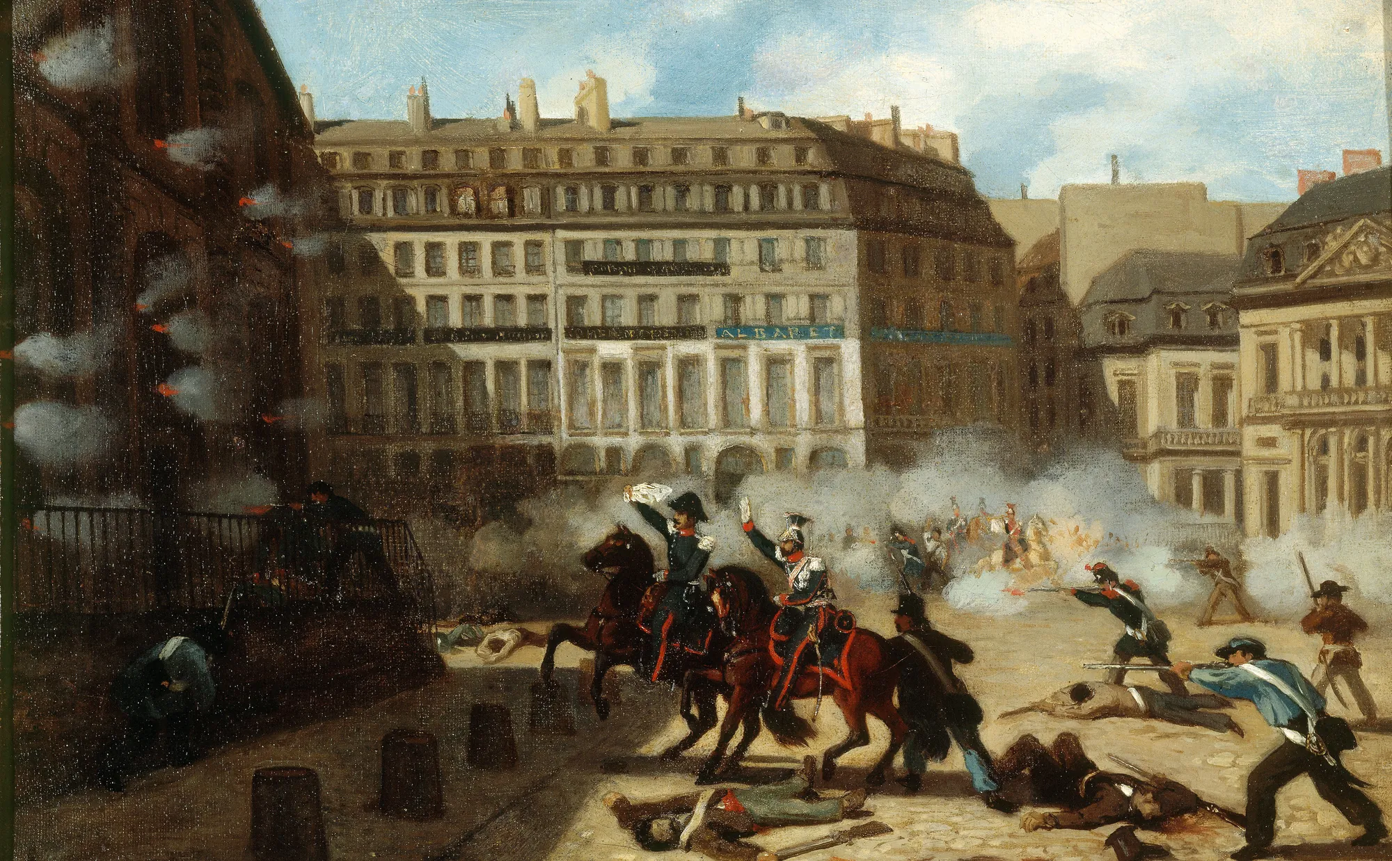 Prise du Château d'Eau, Place du Palais-Royal (24 février 1848)