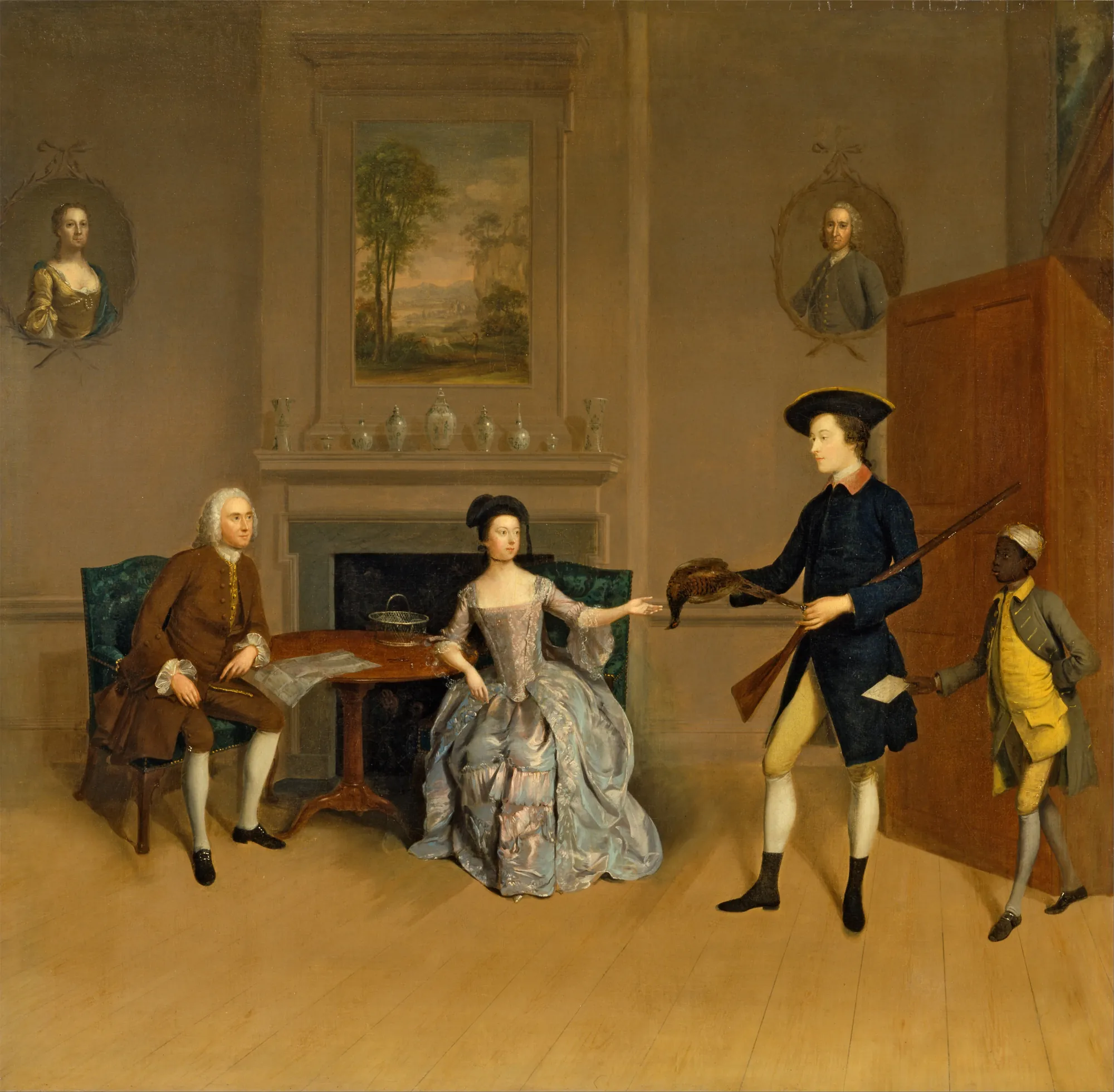 John Orde, His Wife Anne, and Son William