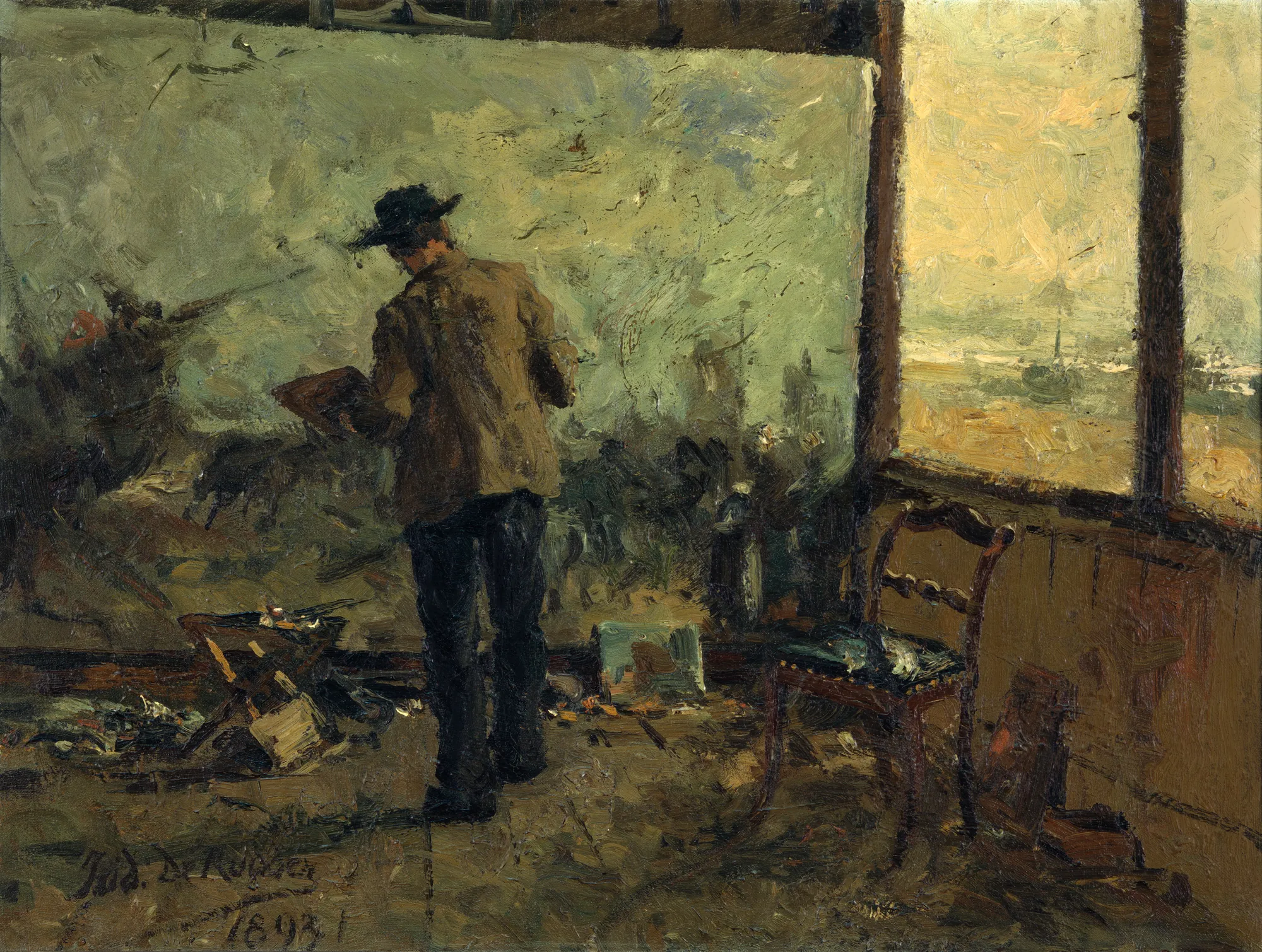 The Painter Franz Courtens
