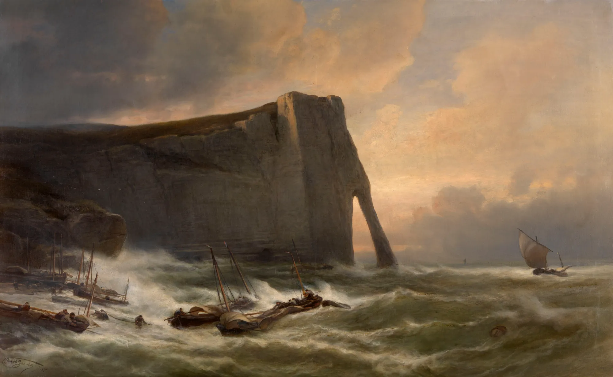 Porte d'Aval in Étretat