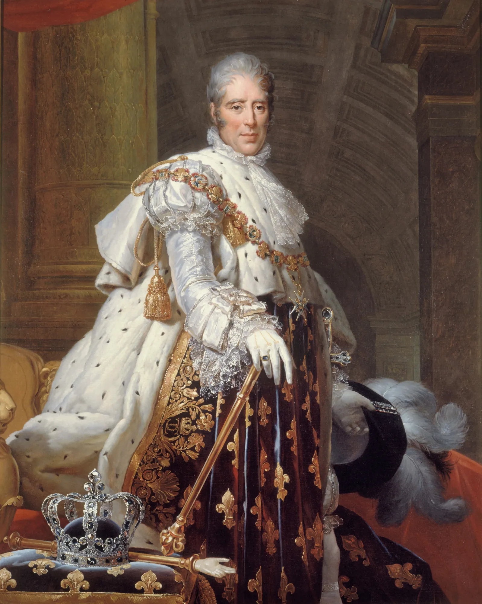 Portrait of King Charles X of France in Coronation Robes