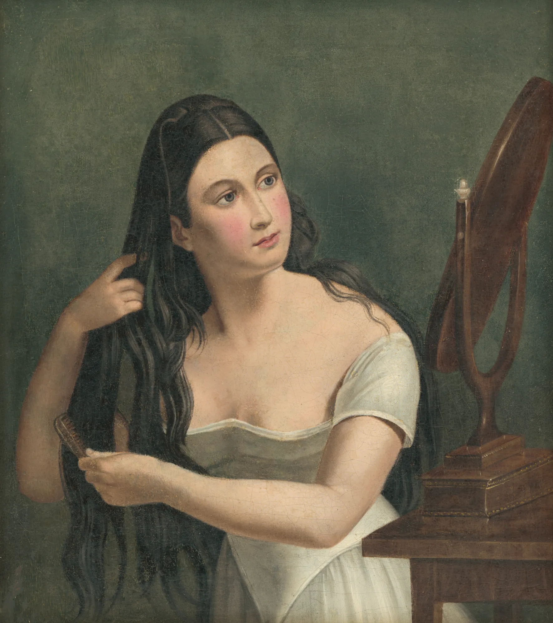 Girl in Front of a Mirror