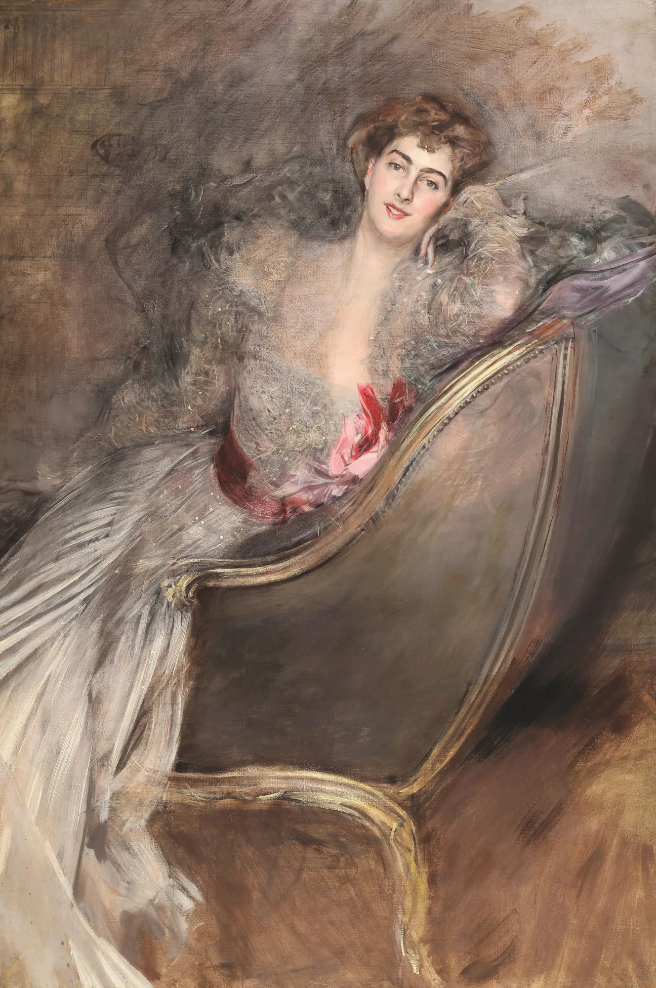 Lady Reclining on a Bergère