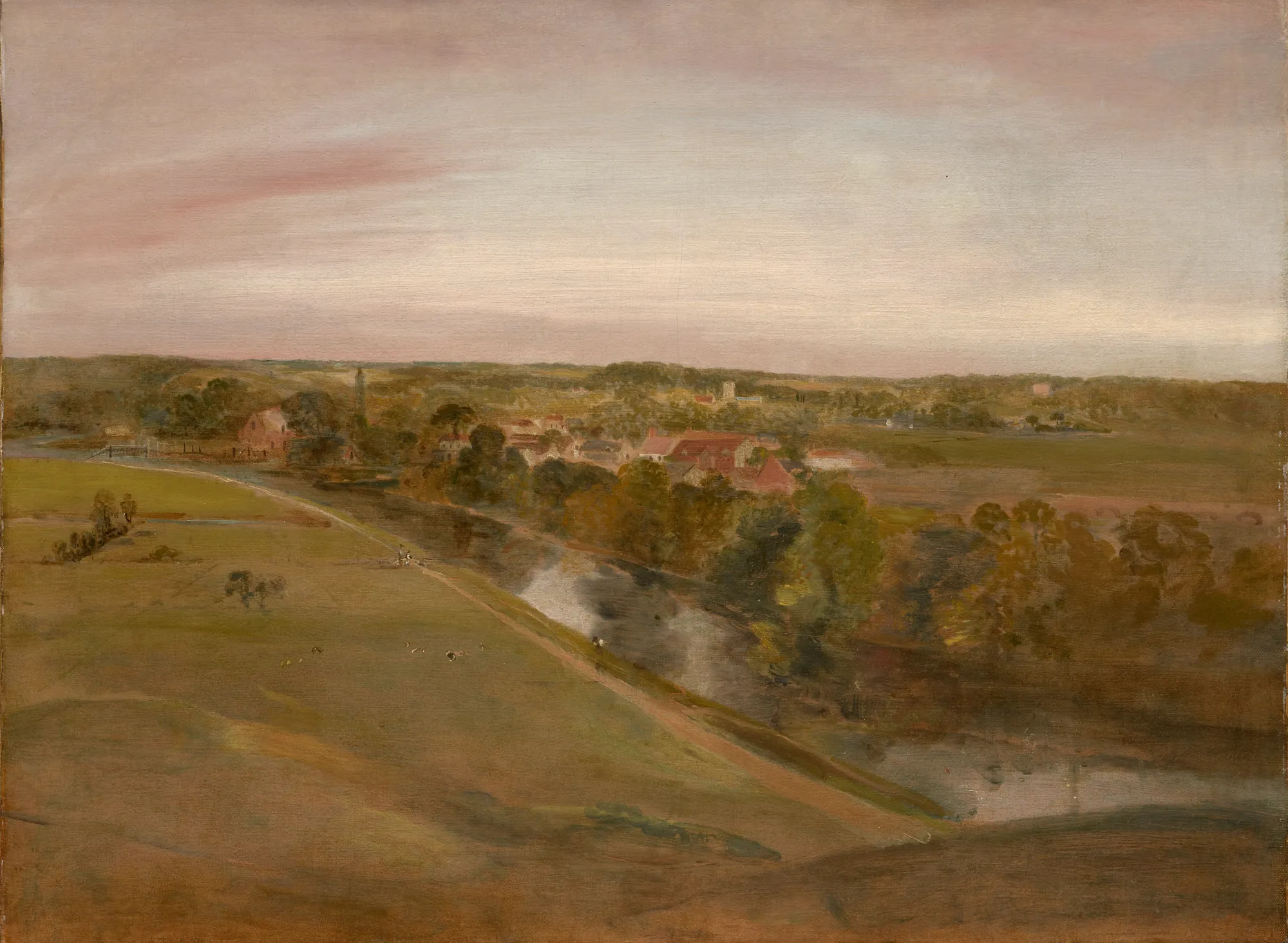 Stratford Saint Mary from the Coombs