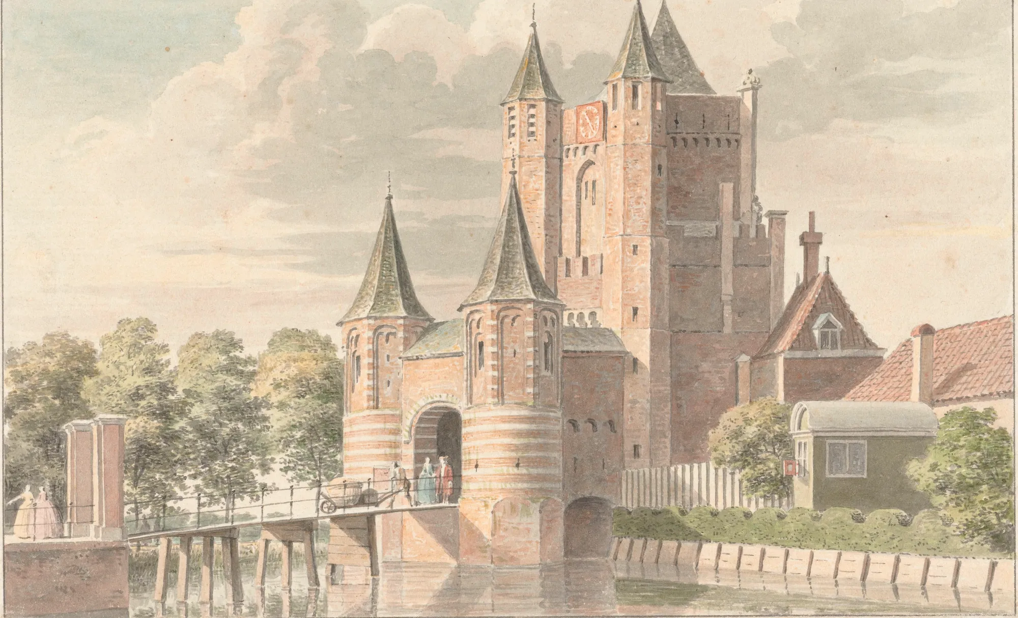The Spaarnwouder Gate in Haarlem