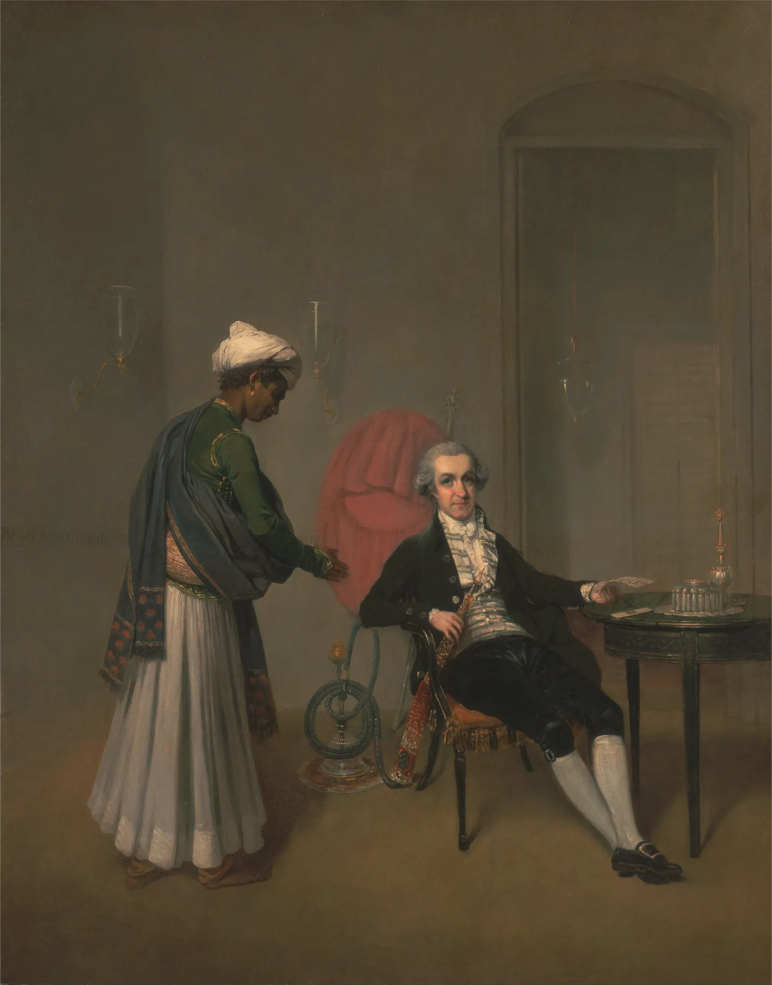 Portrait of a Gentleman and an Attendant