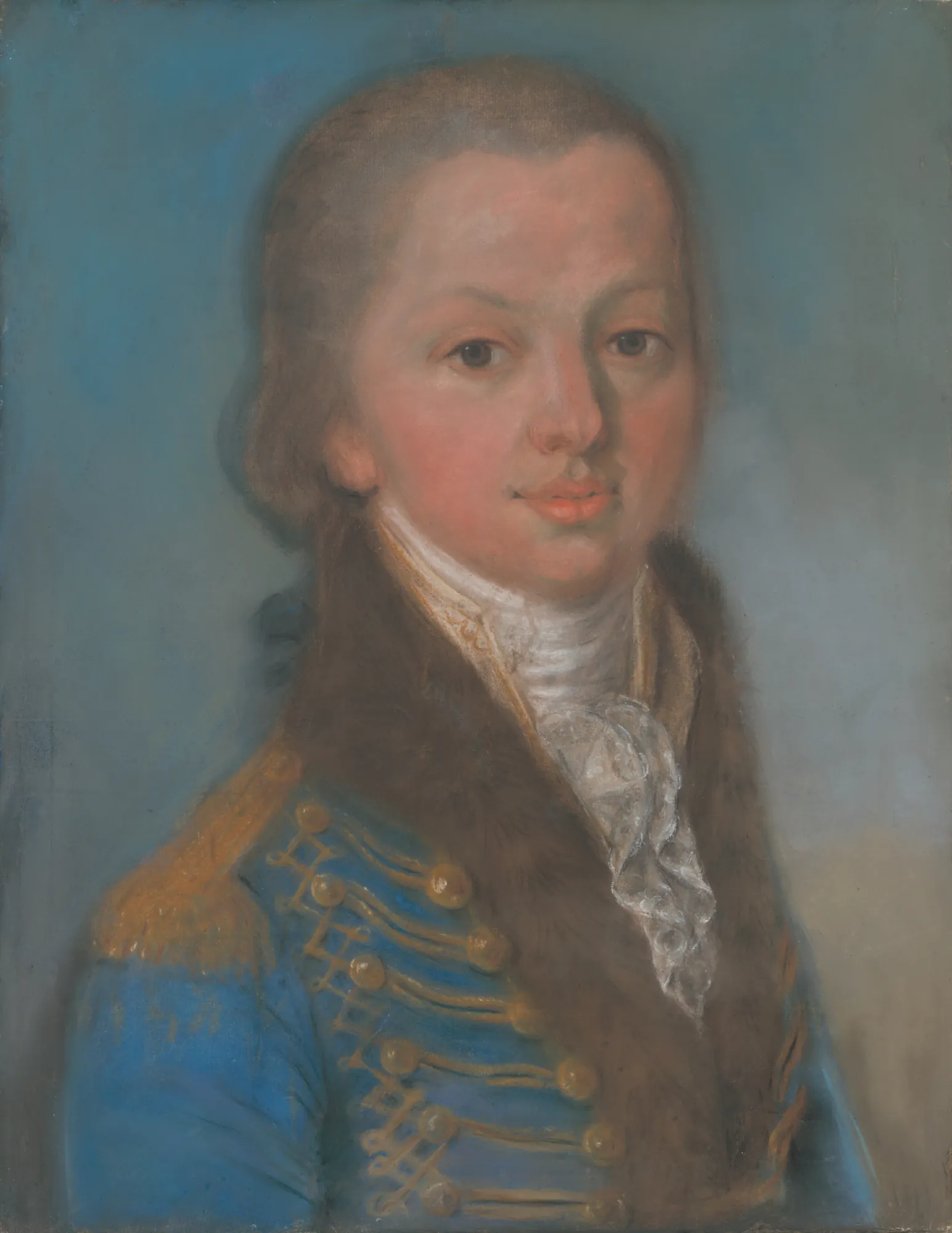Portrait of Baron Joseph Mednyánszky at a Young Age