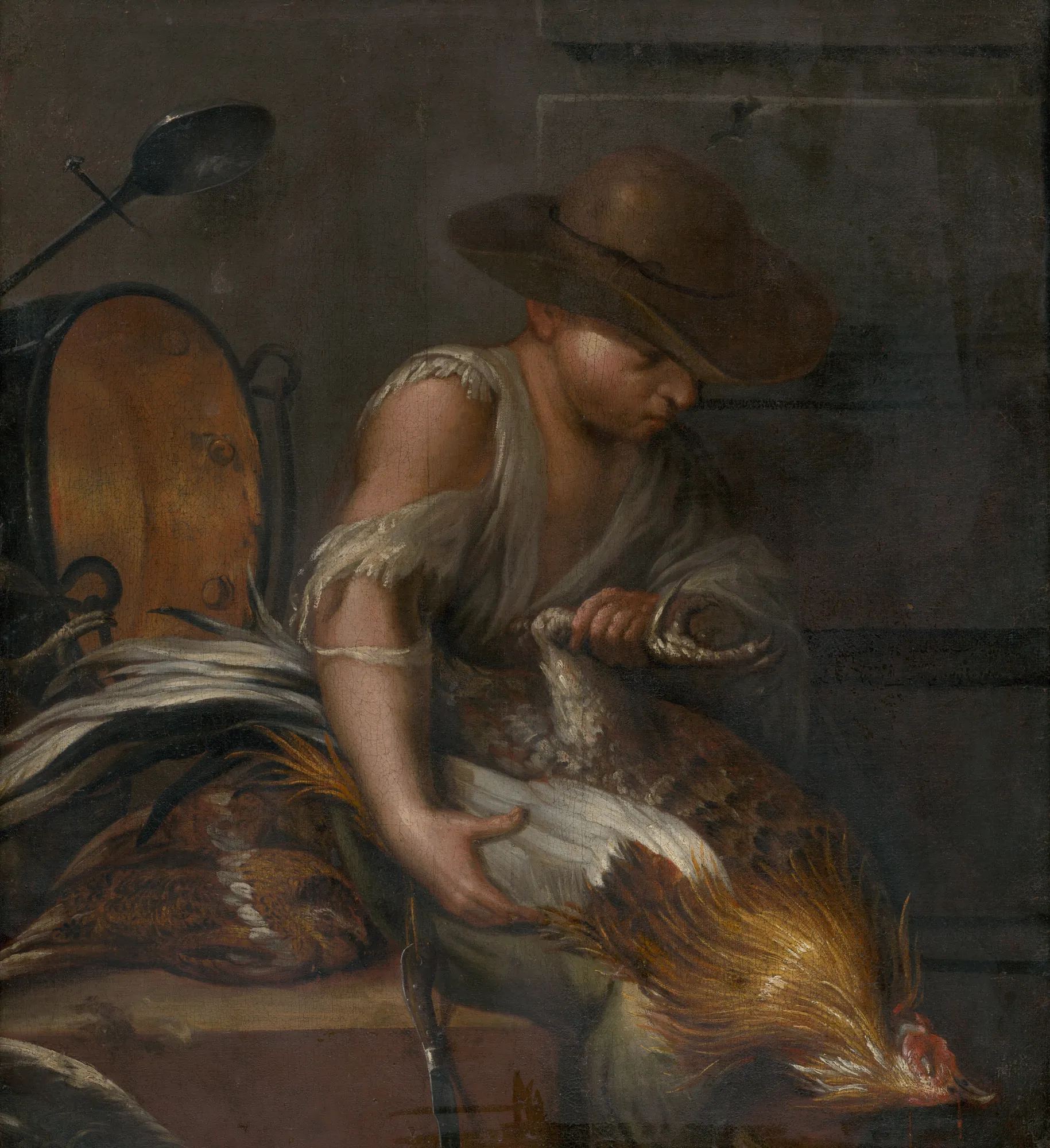 Boy with Poultry