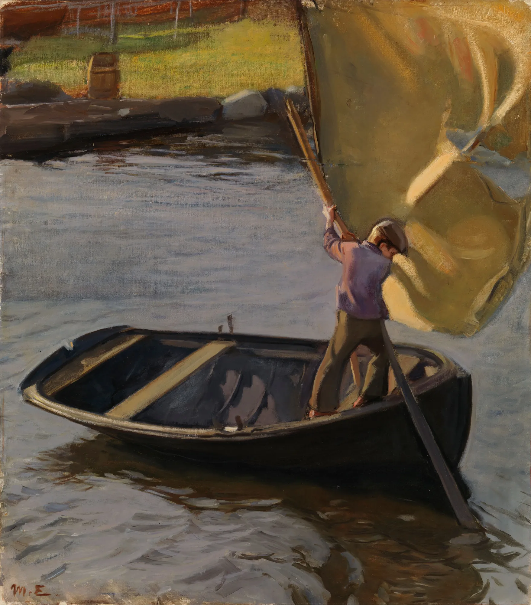 Boy and Sail