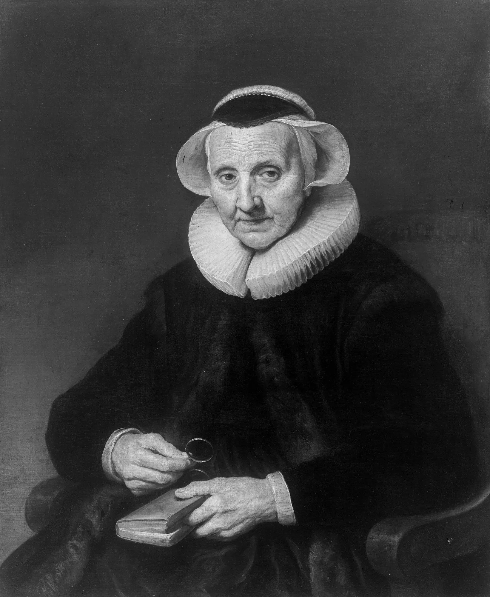 Portrait of a Woman holding a Book