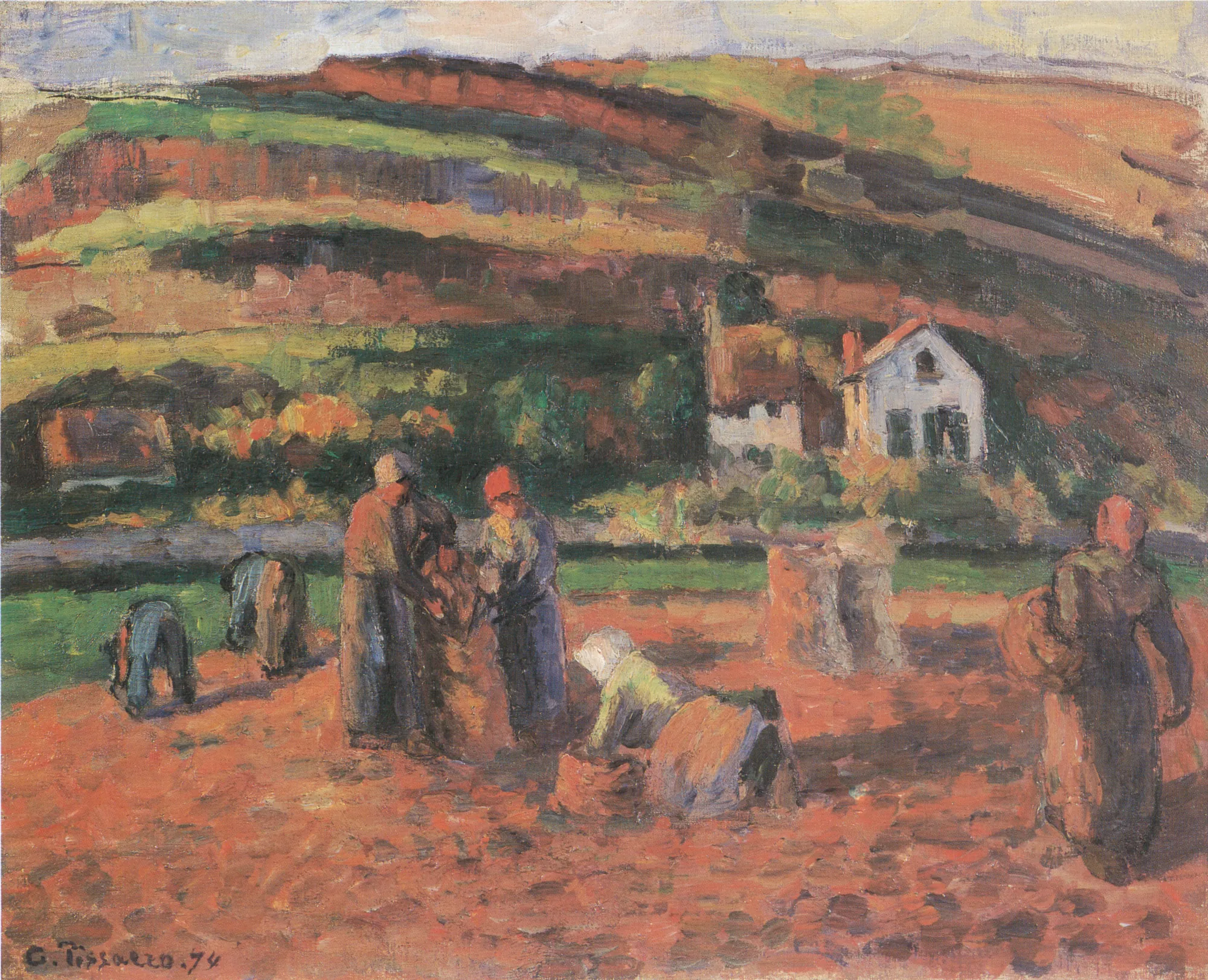 Harvesting Potatoes, Pontoise