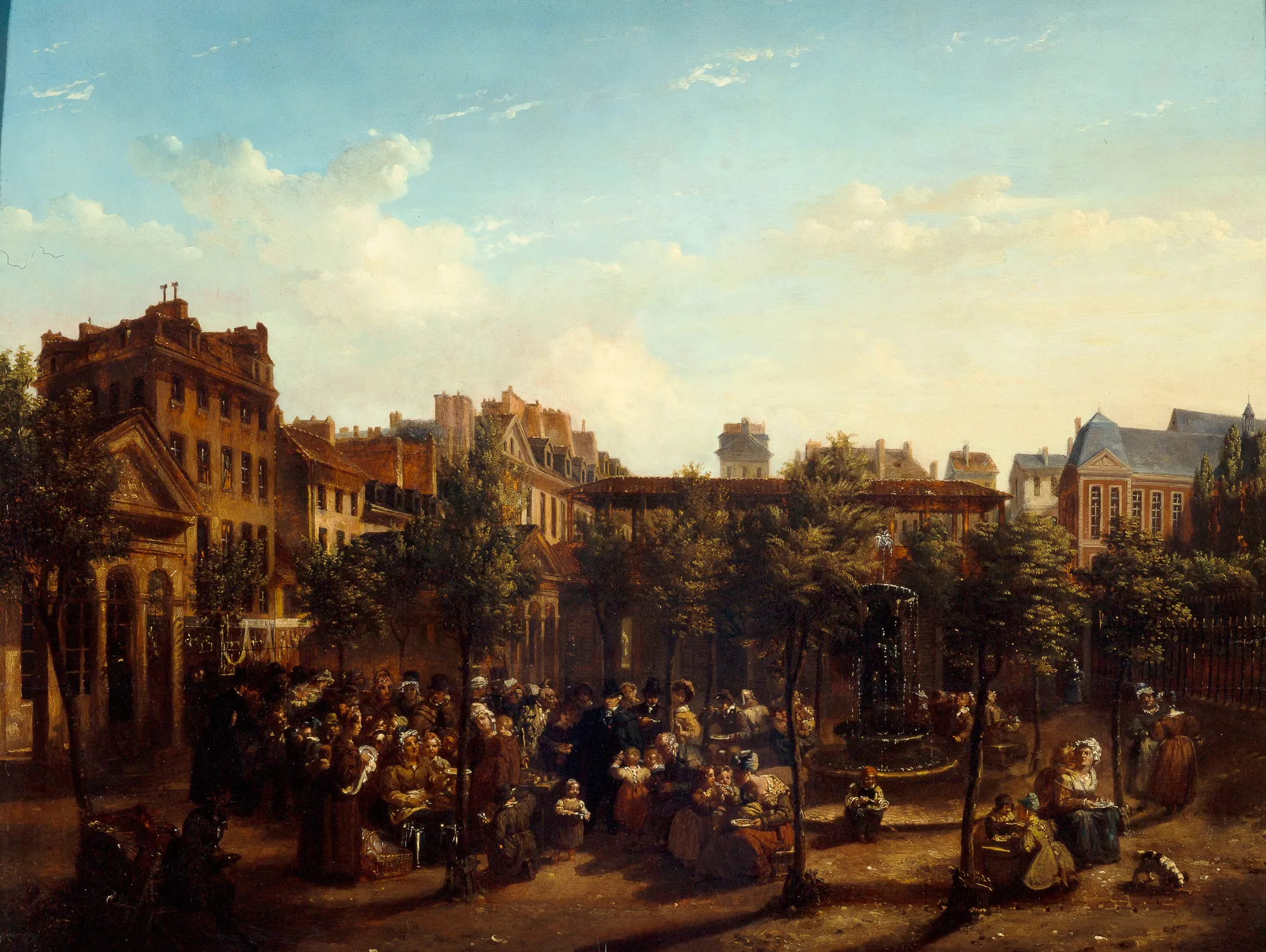 Edme Champion Distributing Bread and Soup at the Marché Saint-Martin