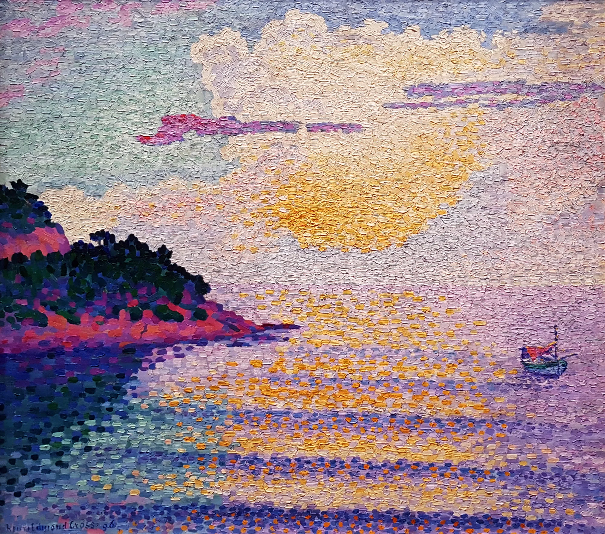 Sunset over the Sea