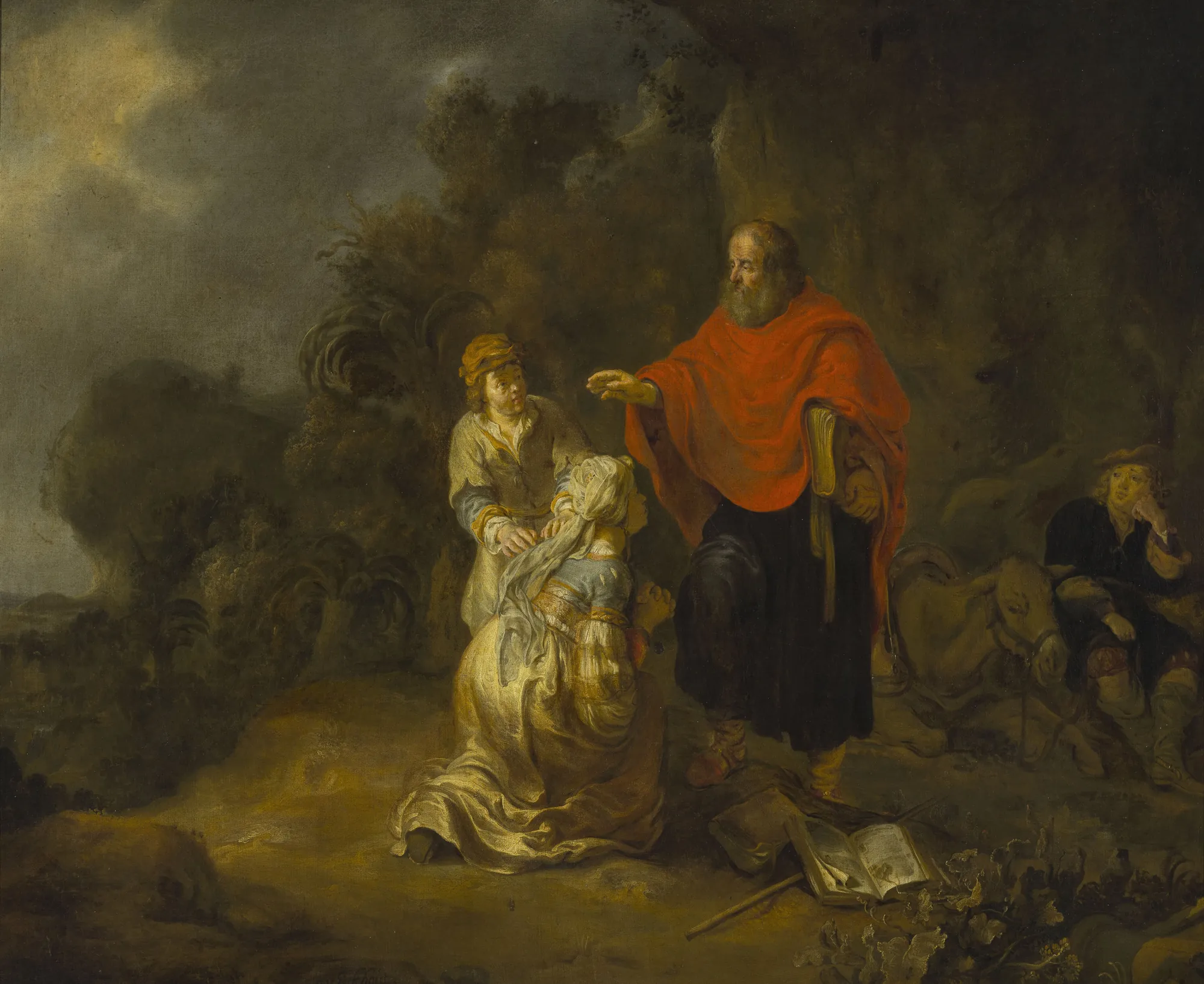 Prophet Elisha and the Shunammite Woman on Mt. Carmel