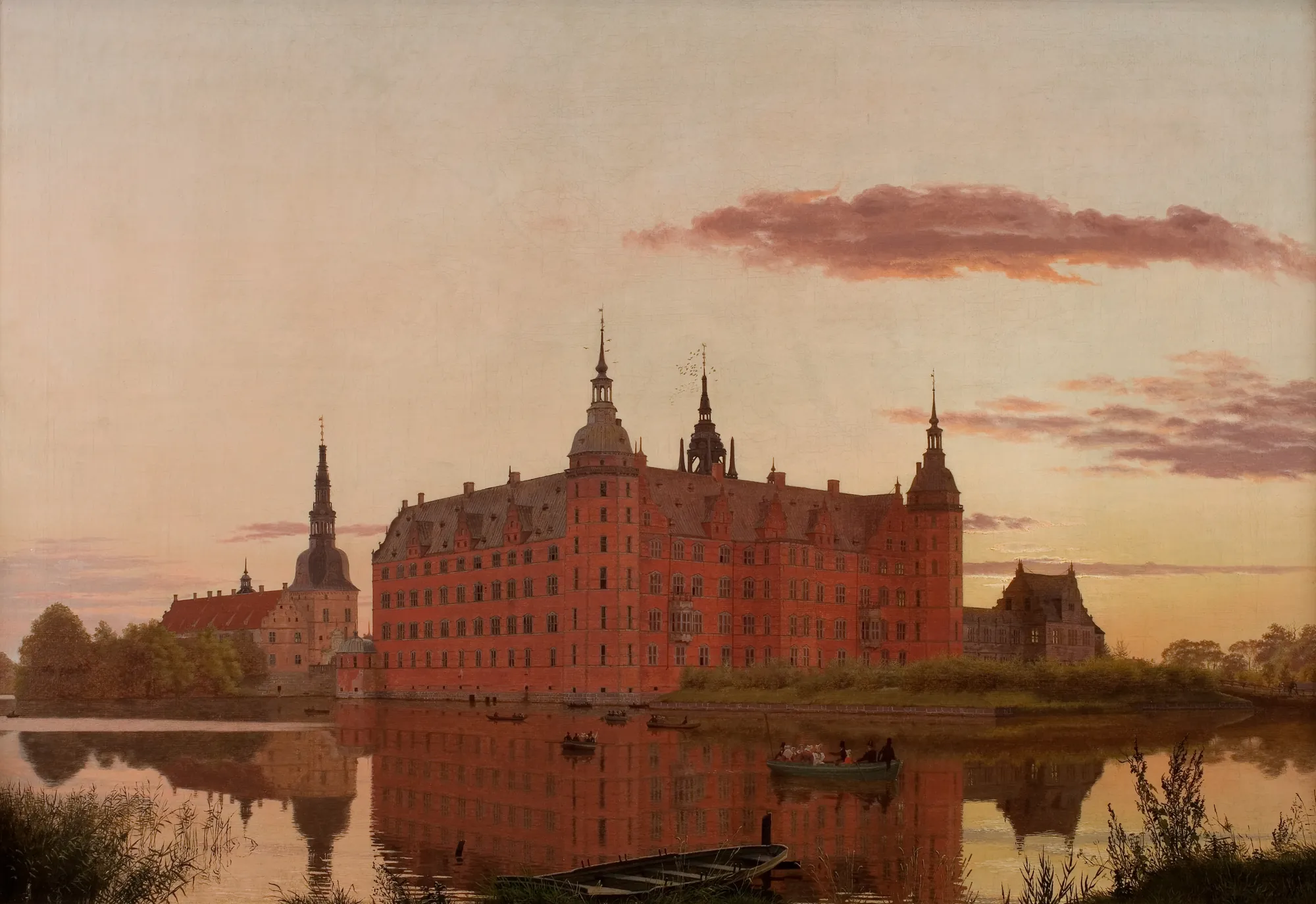 Frederiksborg Palace at Evening