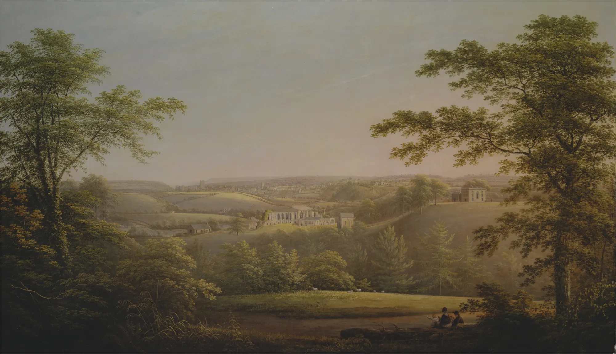 Easby Hall and Easby Abbey, Yorkshire