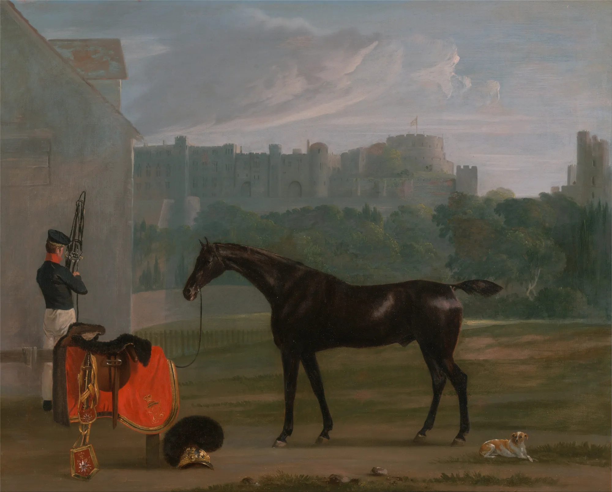 Outside the Guard House at Windsor
