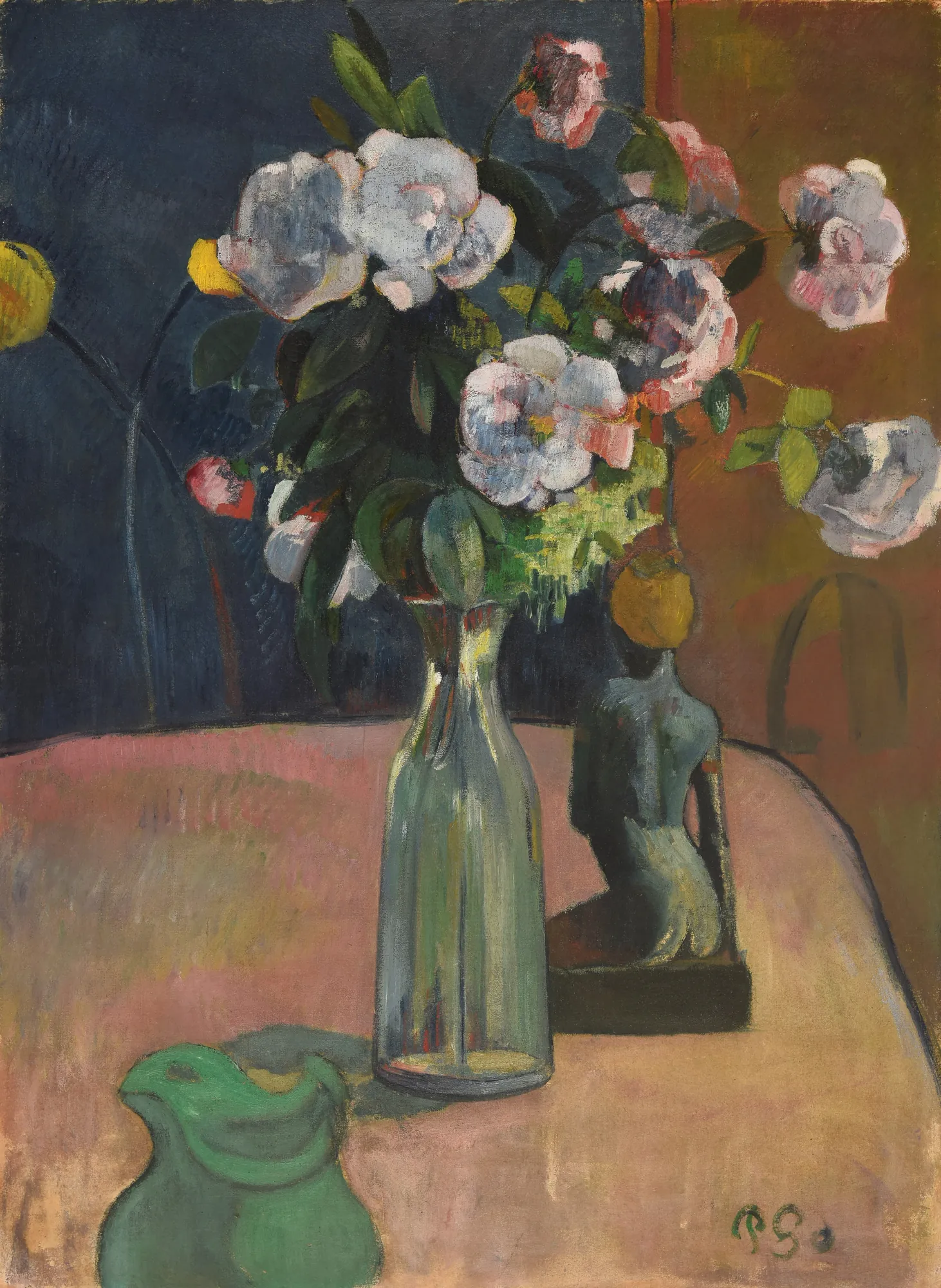 Roses and Statuette