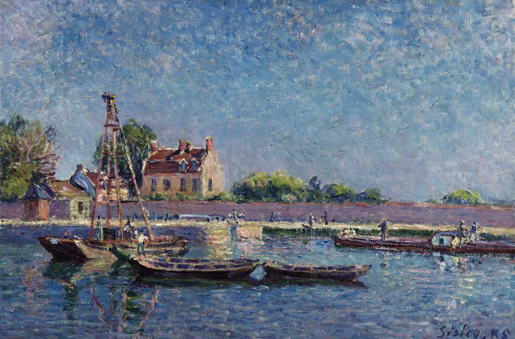The Lock of Saint-Mammès