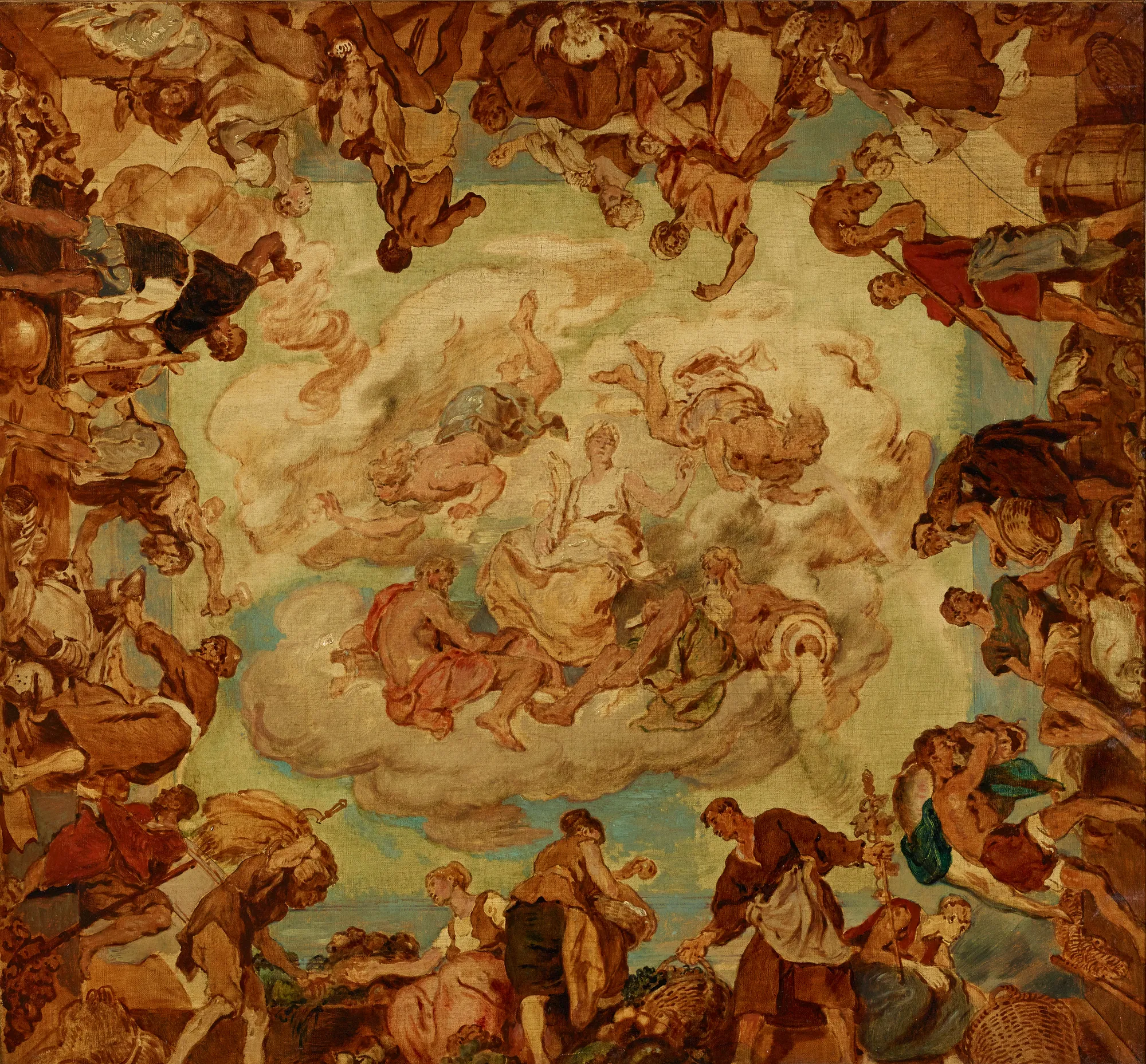 Fertility Surrounded by the Four Elements