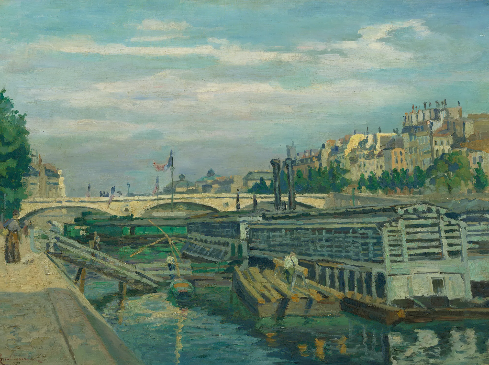 The Louis-Philippe Bridge in Paris
