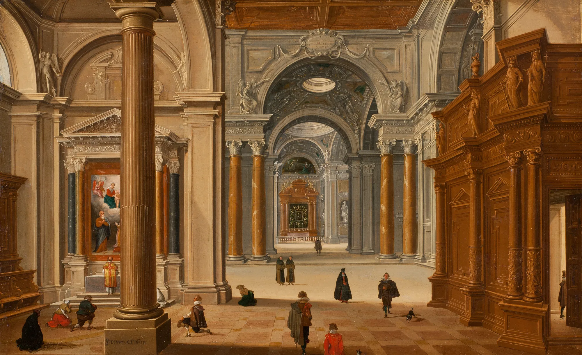 Interior of a Baroque Church