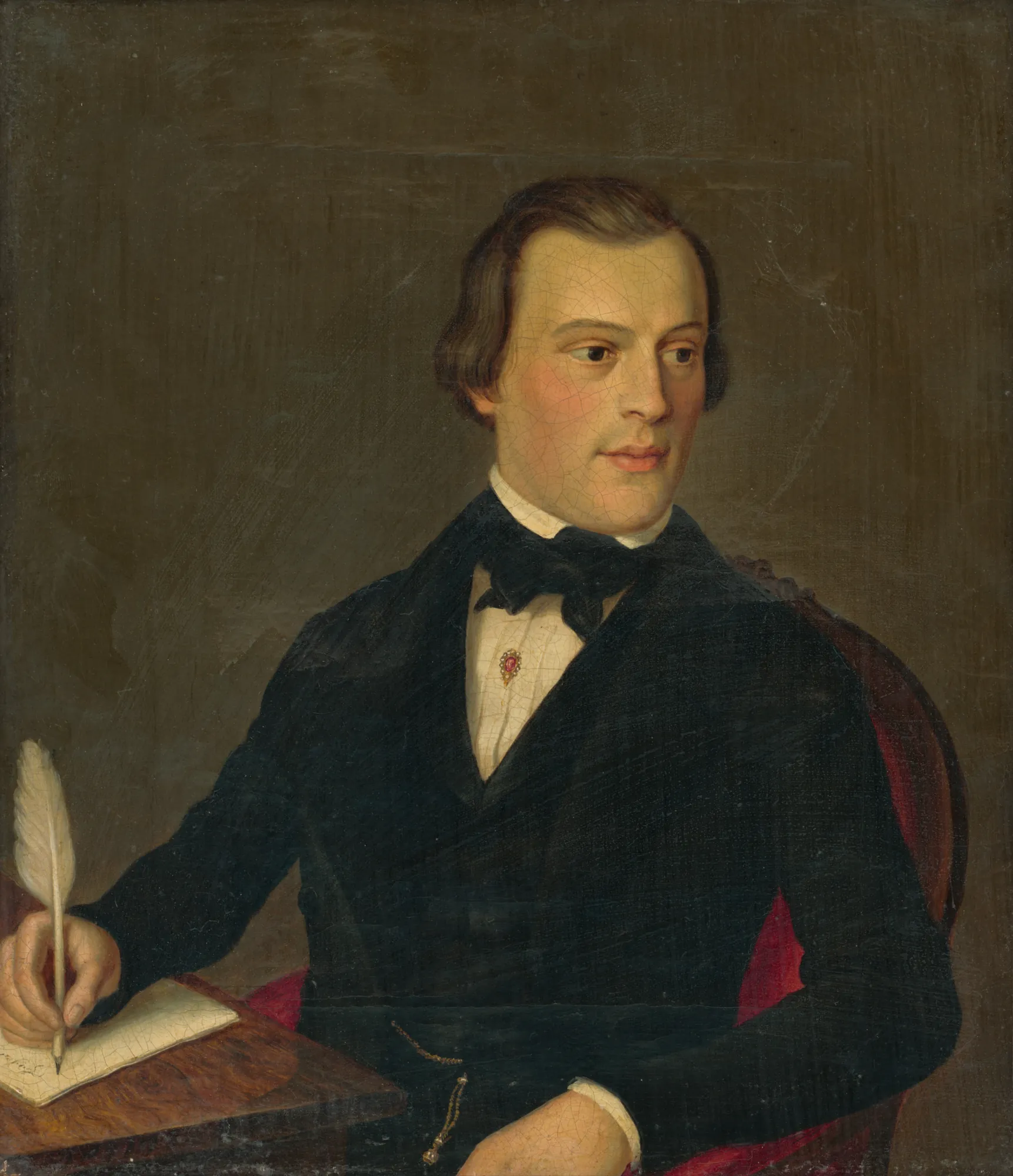 Portrait of a Man Writing