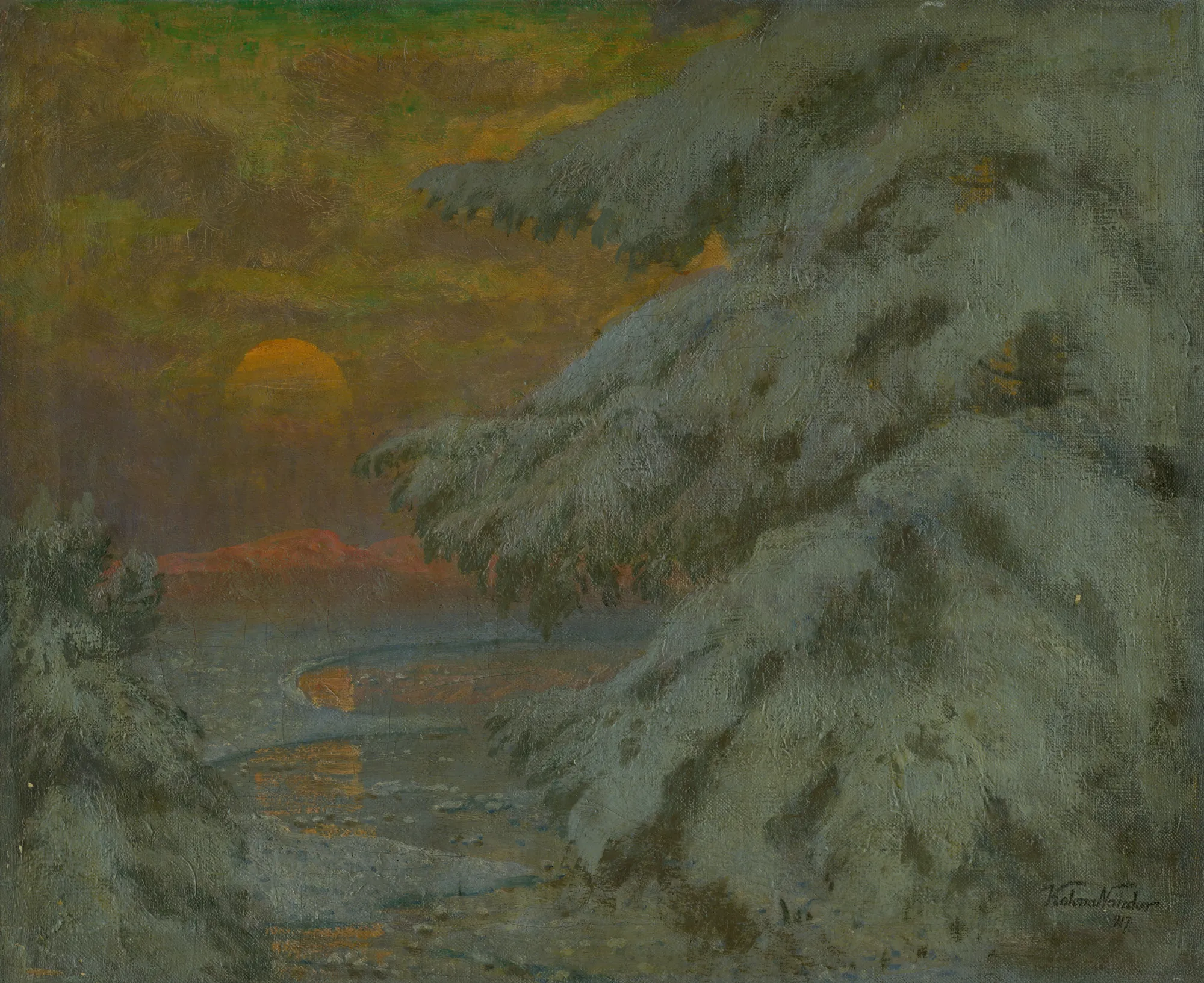 Sunset in Winter