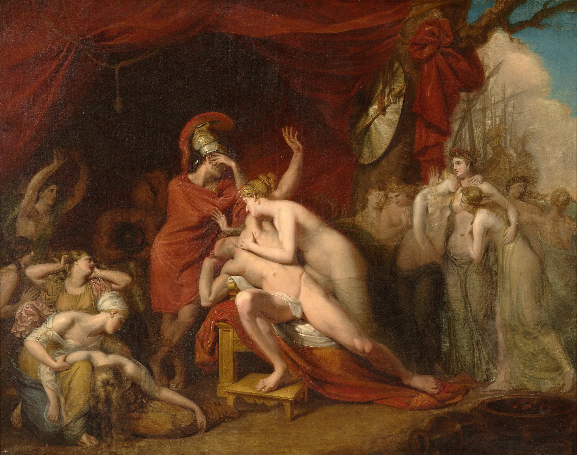 Achilles Frantic for the Loss of Patroclus