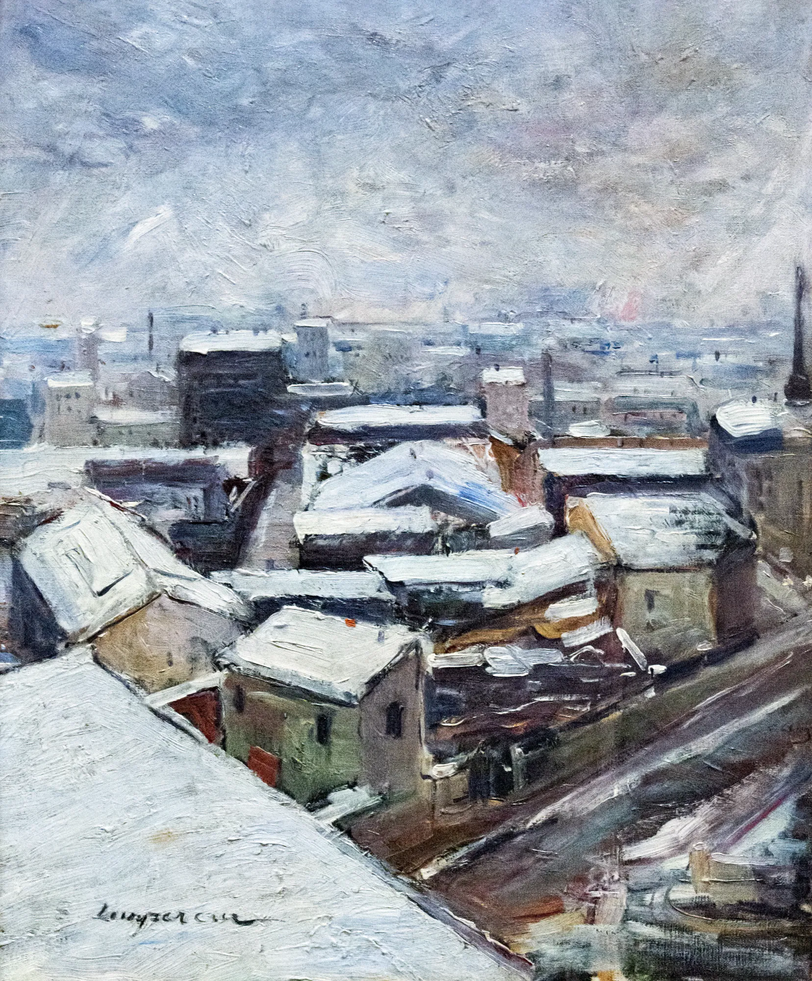 Les toits de Paris vus de Montmartre