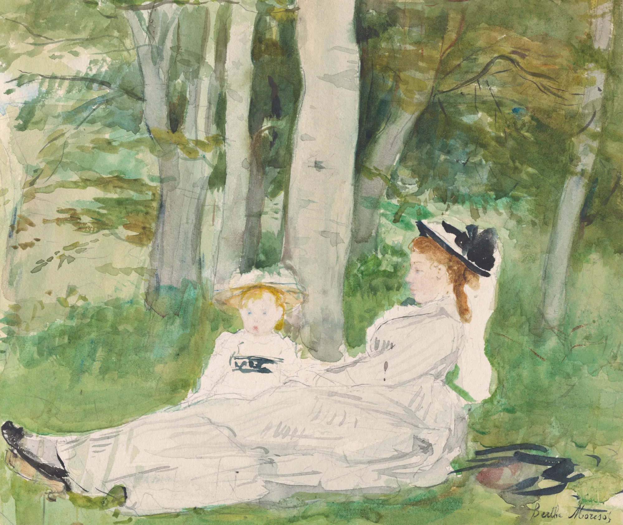 At the Edge of the Forest (Edma and Jeanne)