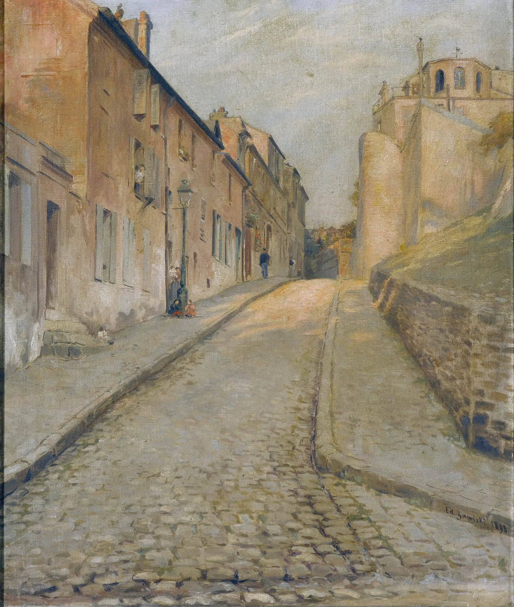Rue Cortot in Montmartre