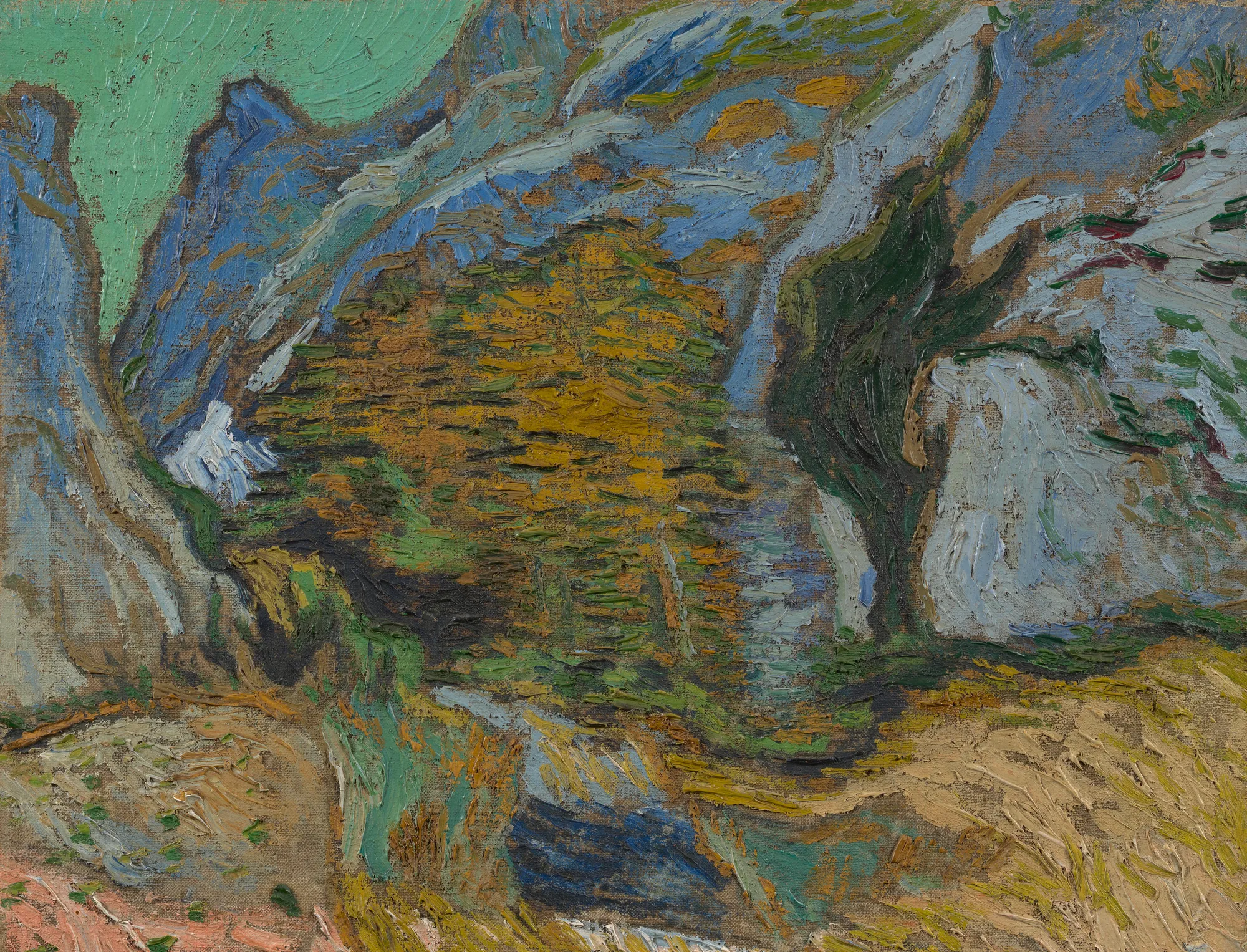 Ravine with a Small Stream