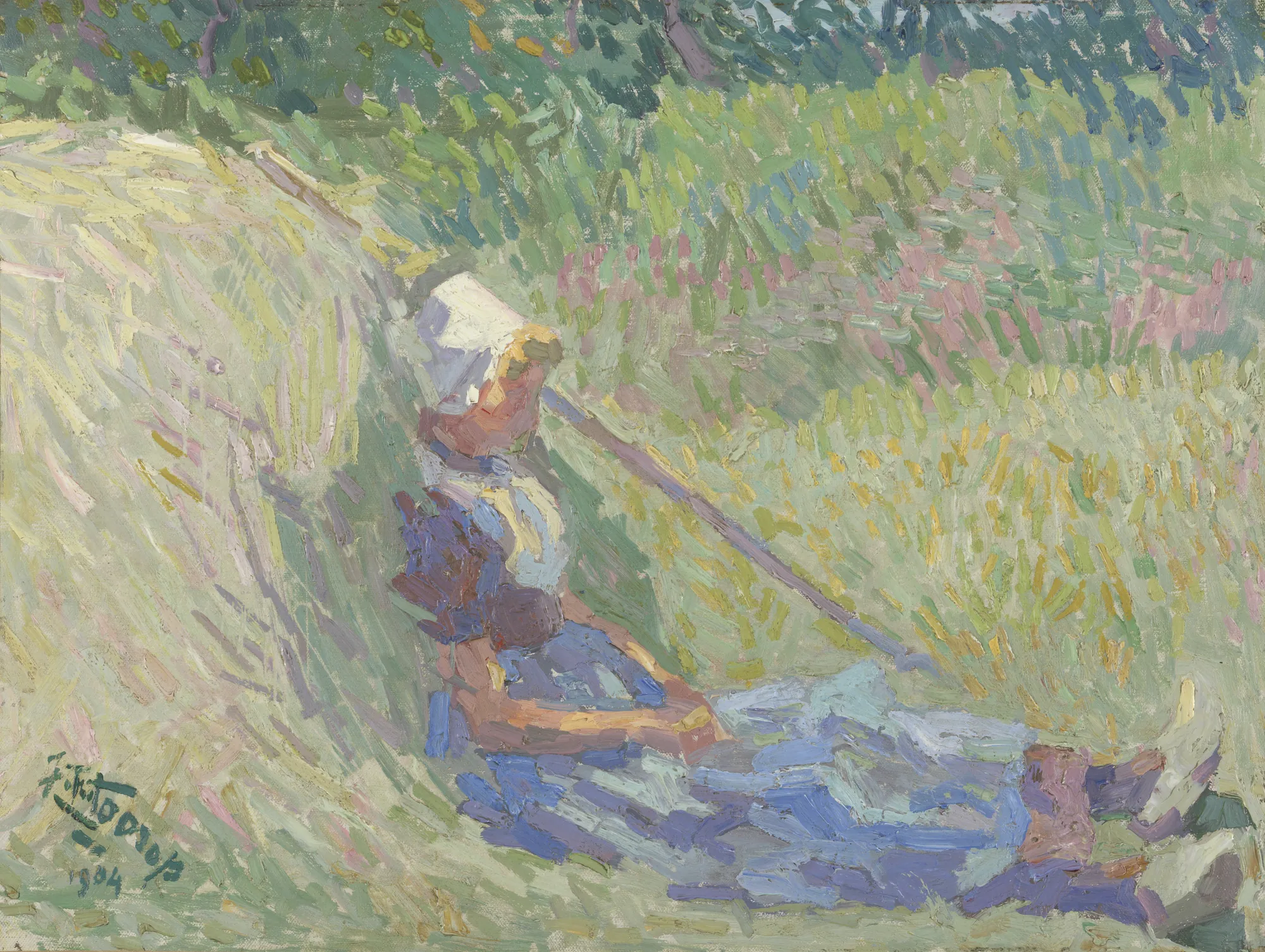 Resting Peasant Woman (Rustende boerin)